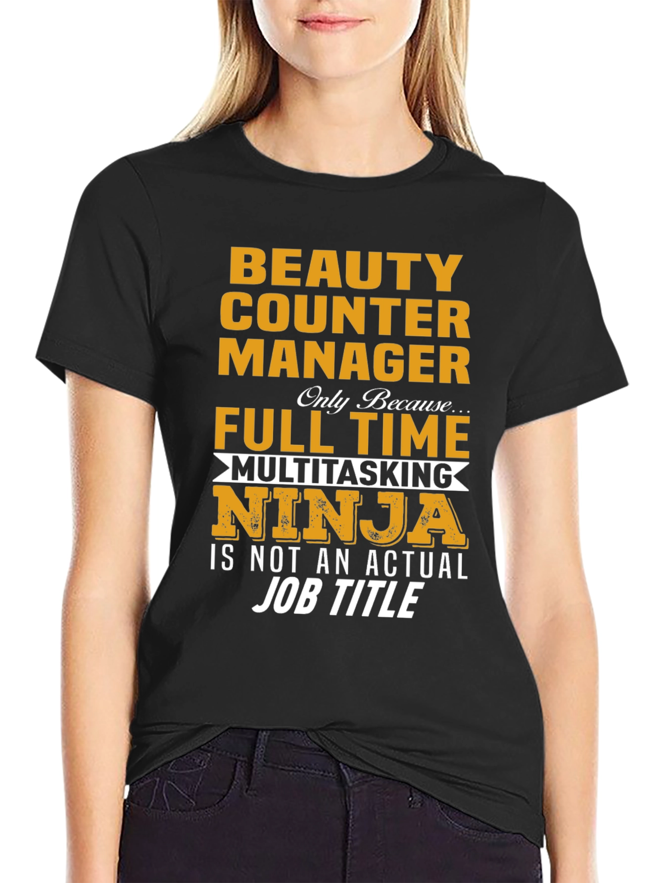 Beauty Counter Manager Full Time Ninja T-Shirt