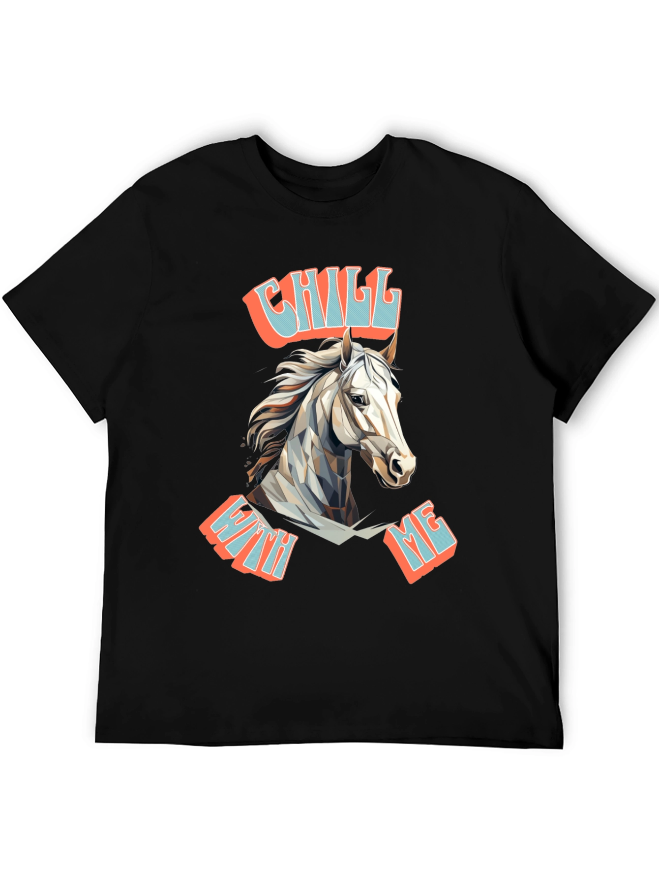 Chill With Me Horse Graphic Tee