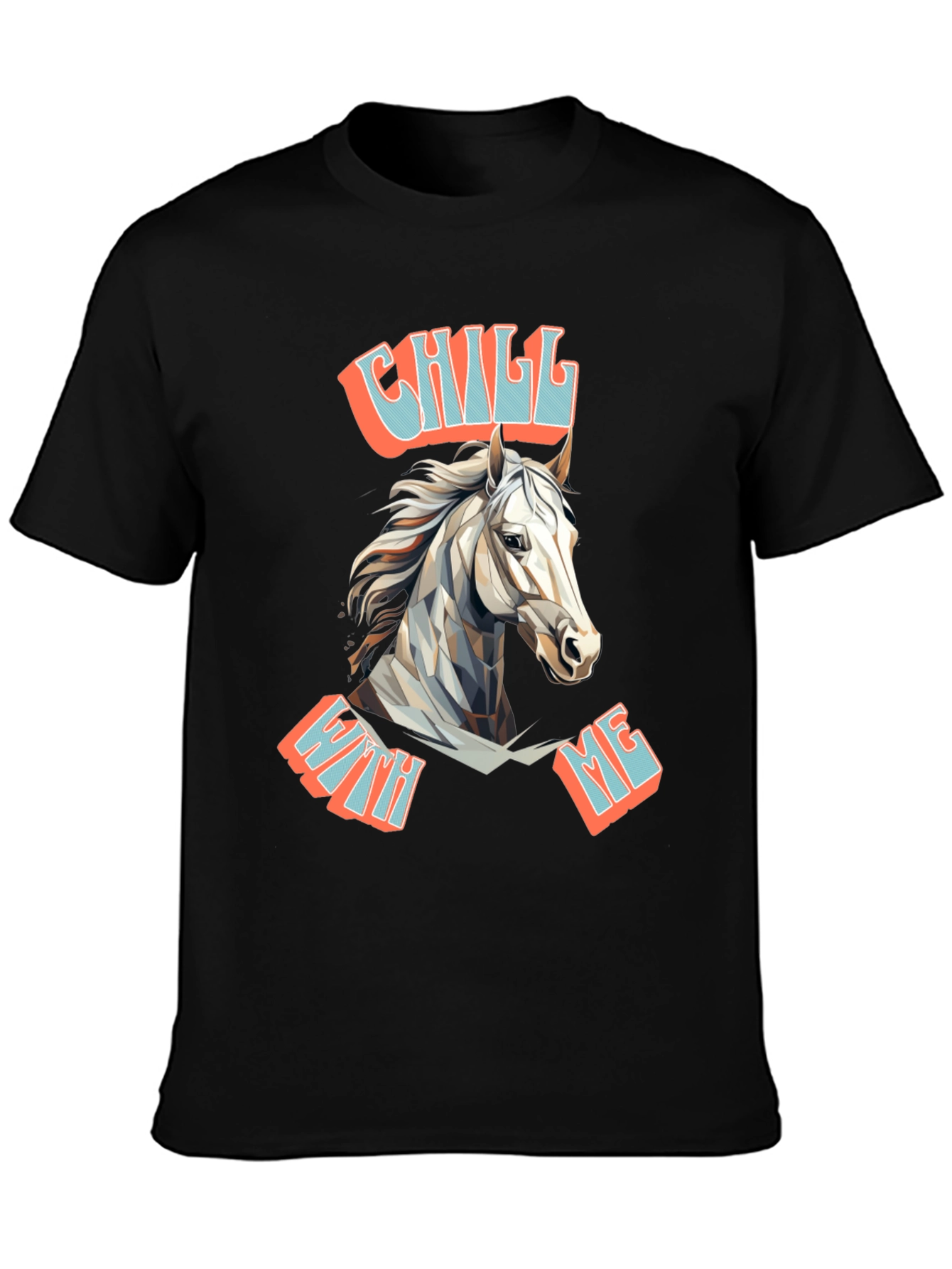 Chill With Me Horse Graphic Tee