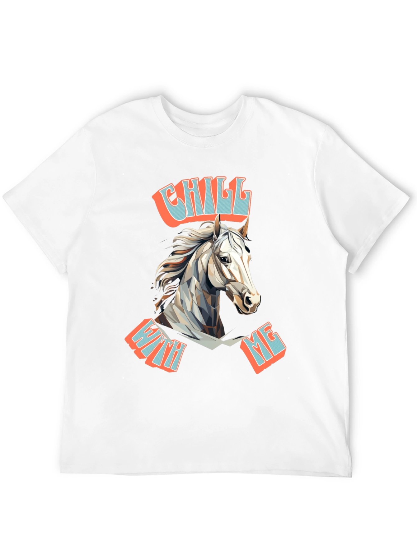 Chill With Me Horse Graphic Tee