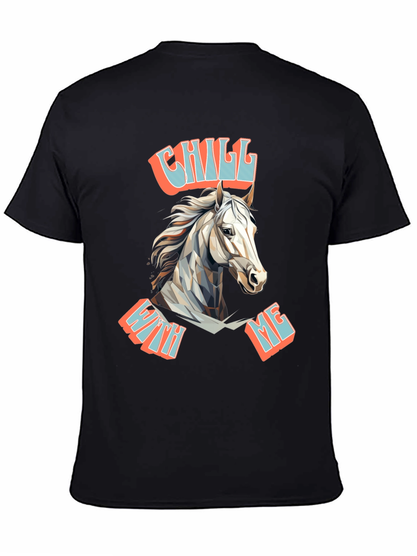 Chill With Me Horse Graphic Tee
