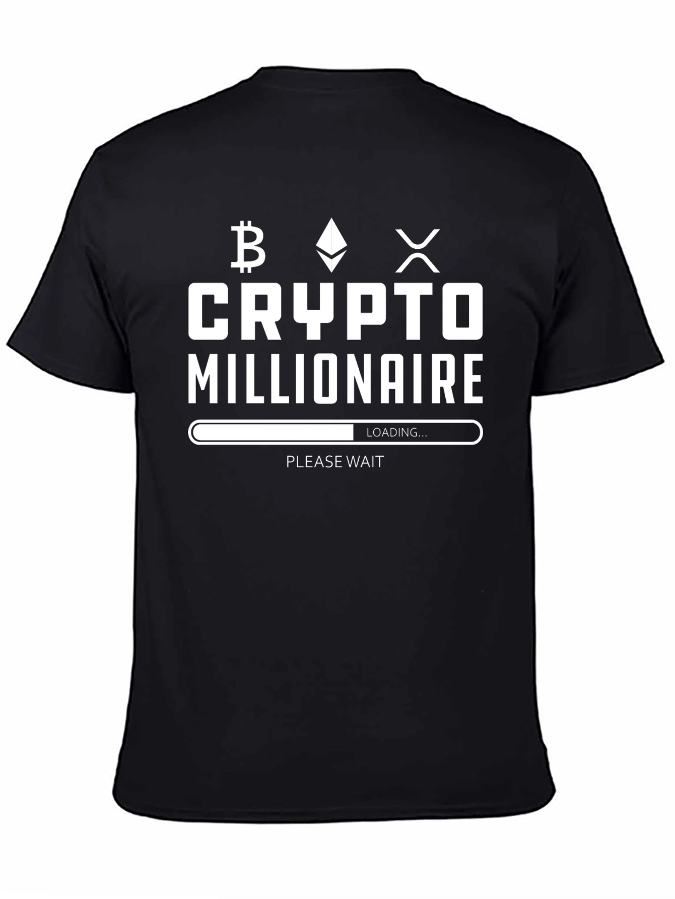 Crypto Millionaire Loading Graphic T-Shirt