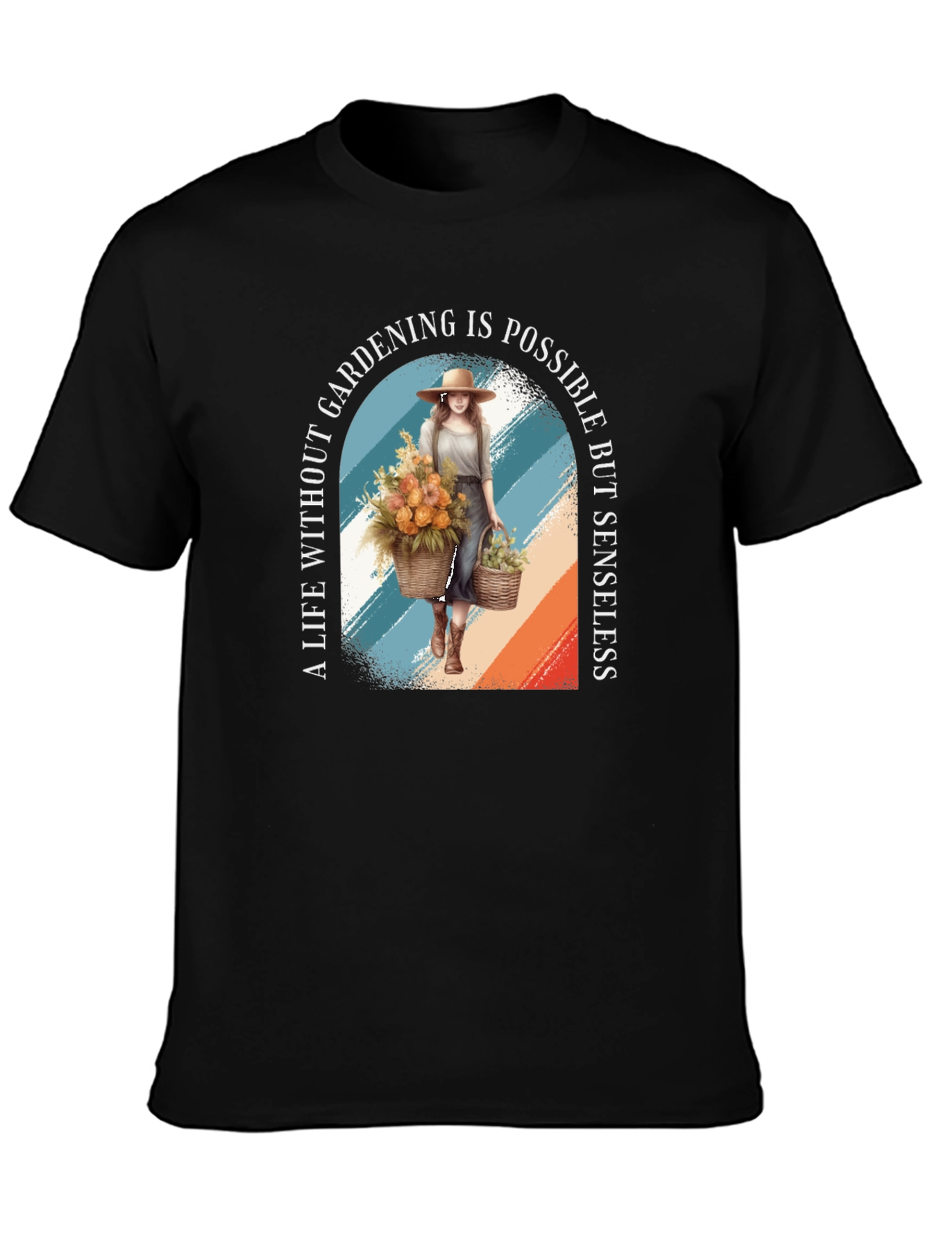 Gardening Lover T-Shirt - Life Without Gardening