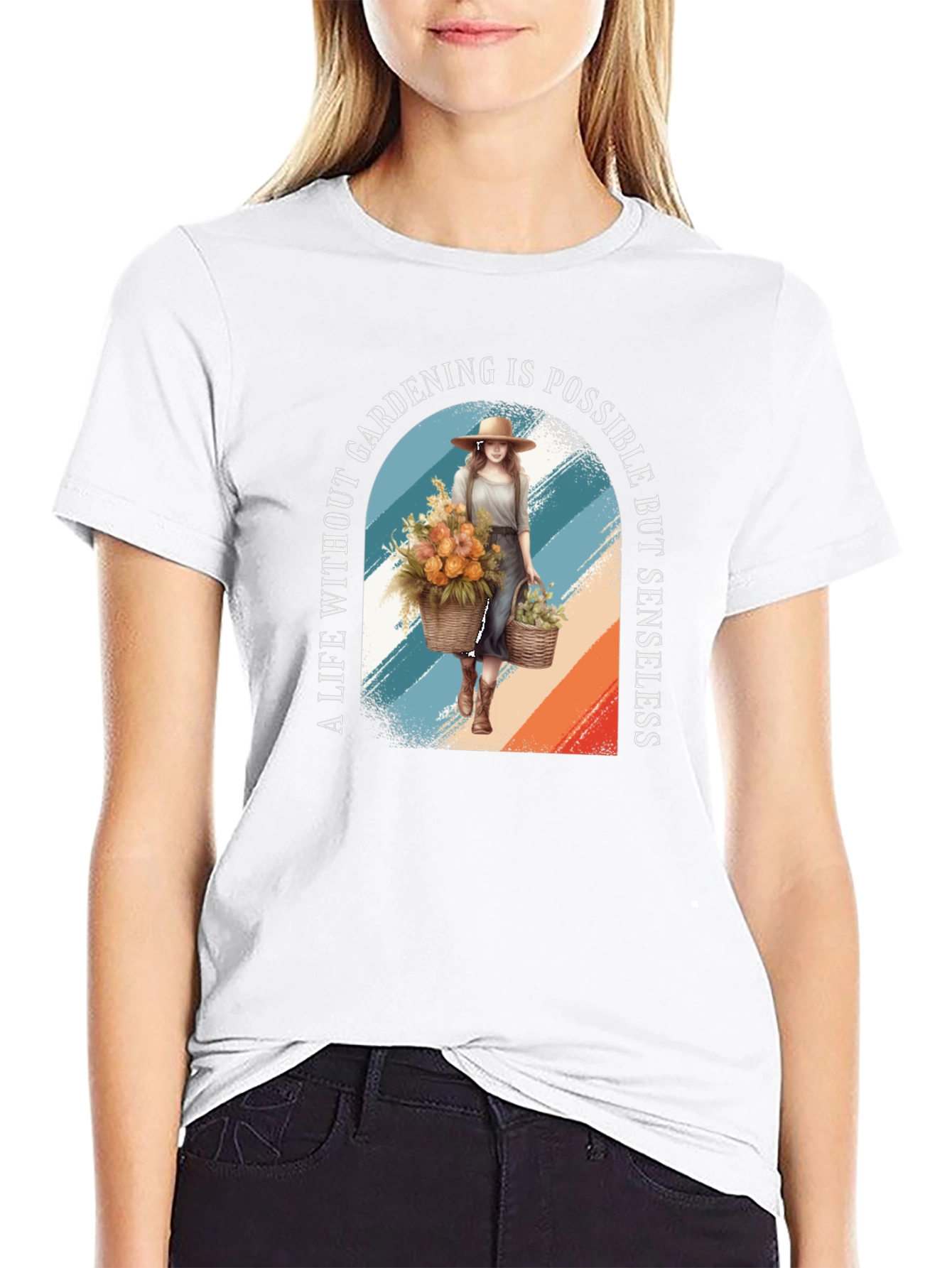 Gardening Lover T-Shirt - Life Without Gardening