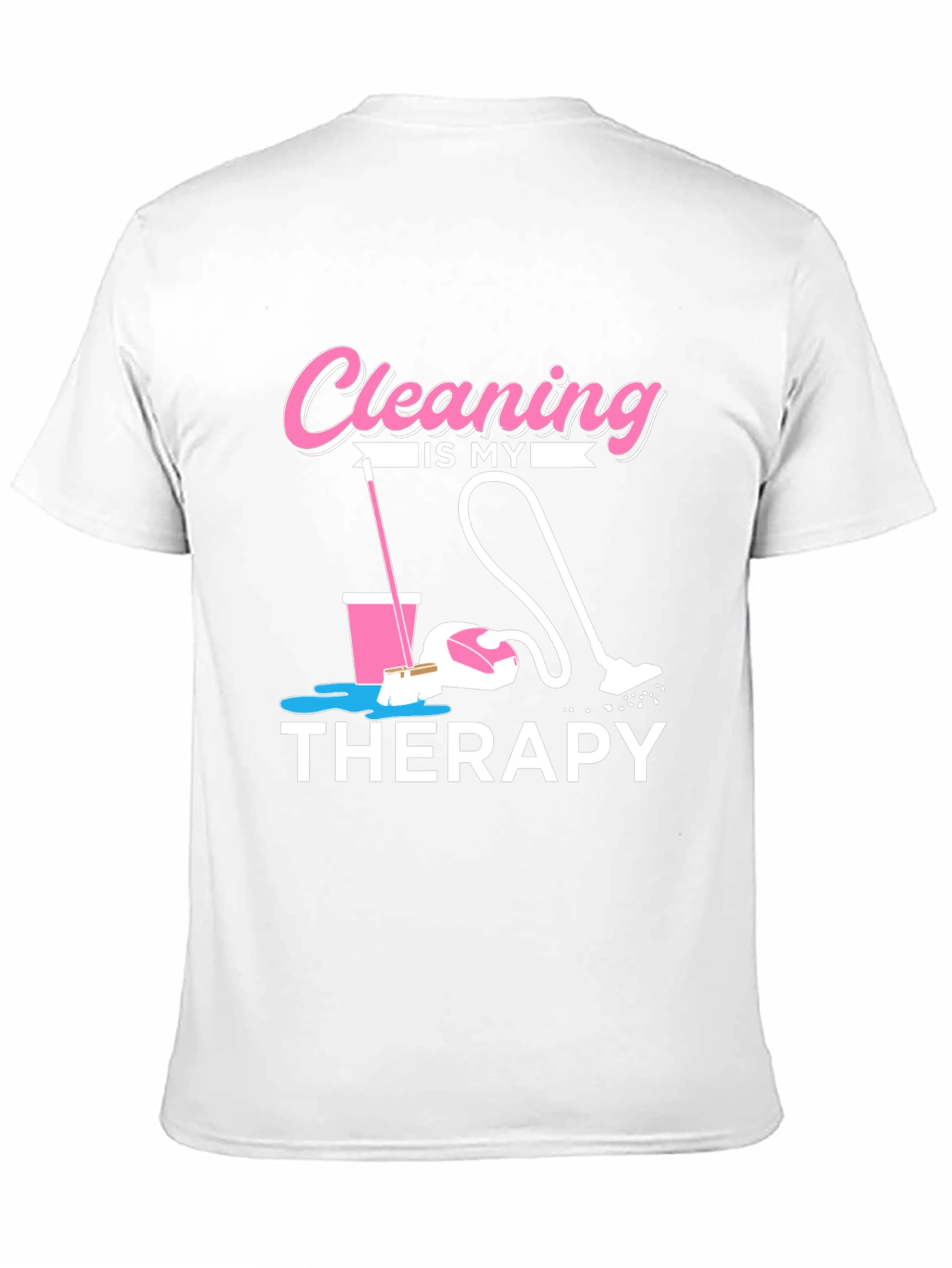 Cleaning is My Therapy Graphic T-Shirt