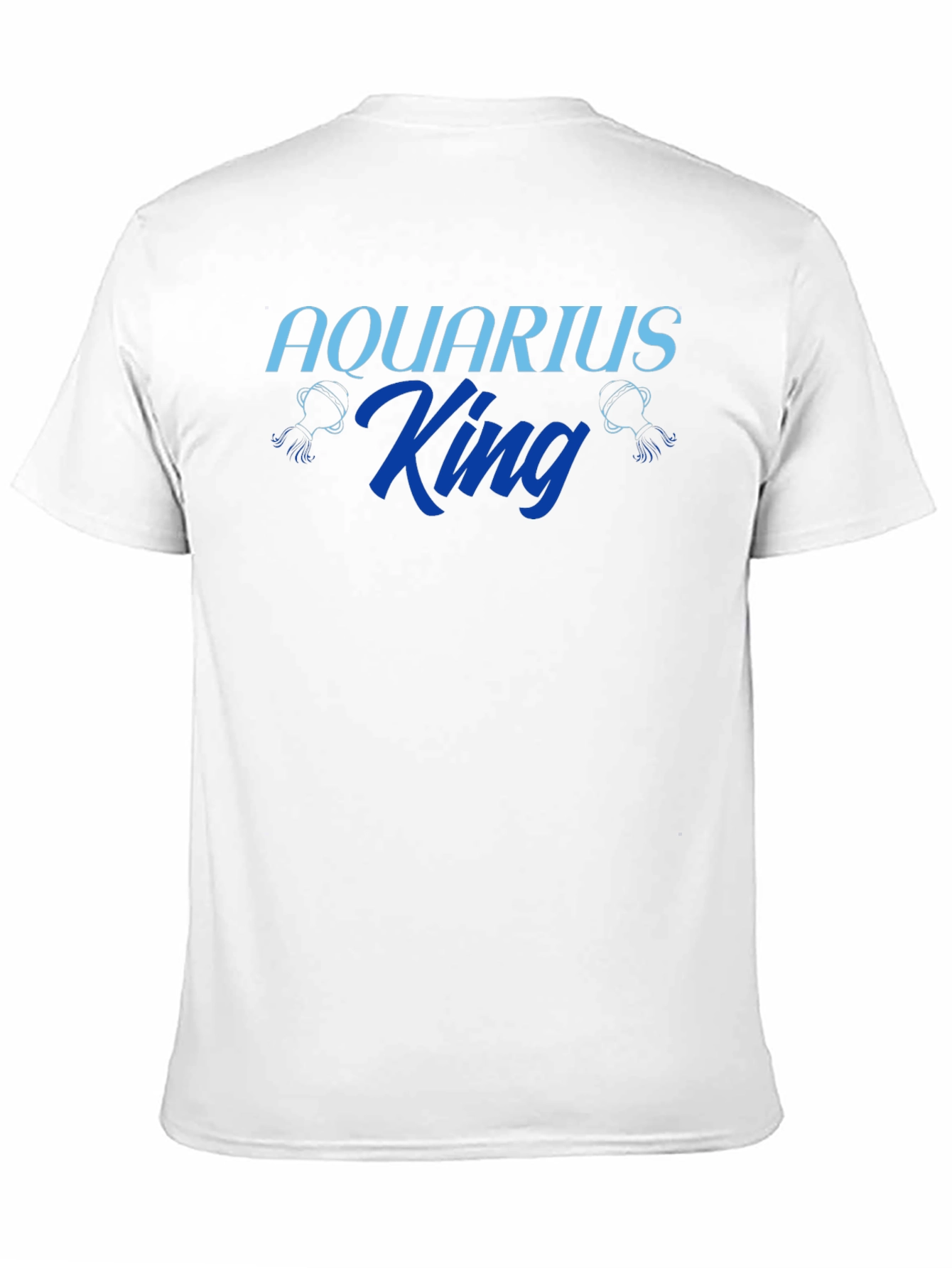 Aquarius King Graphic T-Shirt - Zodiac Sign Tee