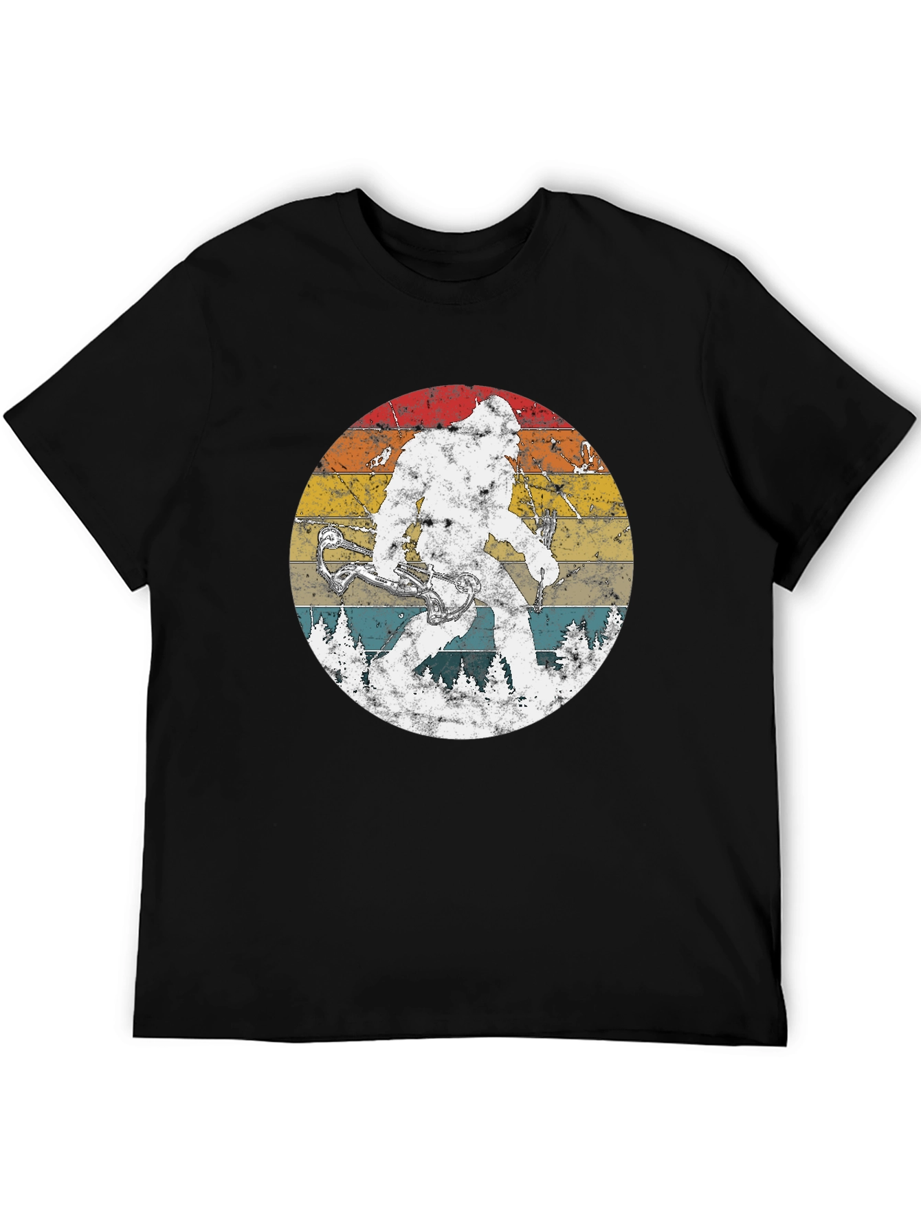 Retro Bigfoot Silhouette Graphic Tee
