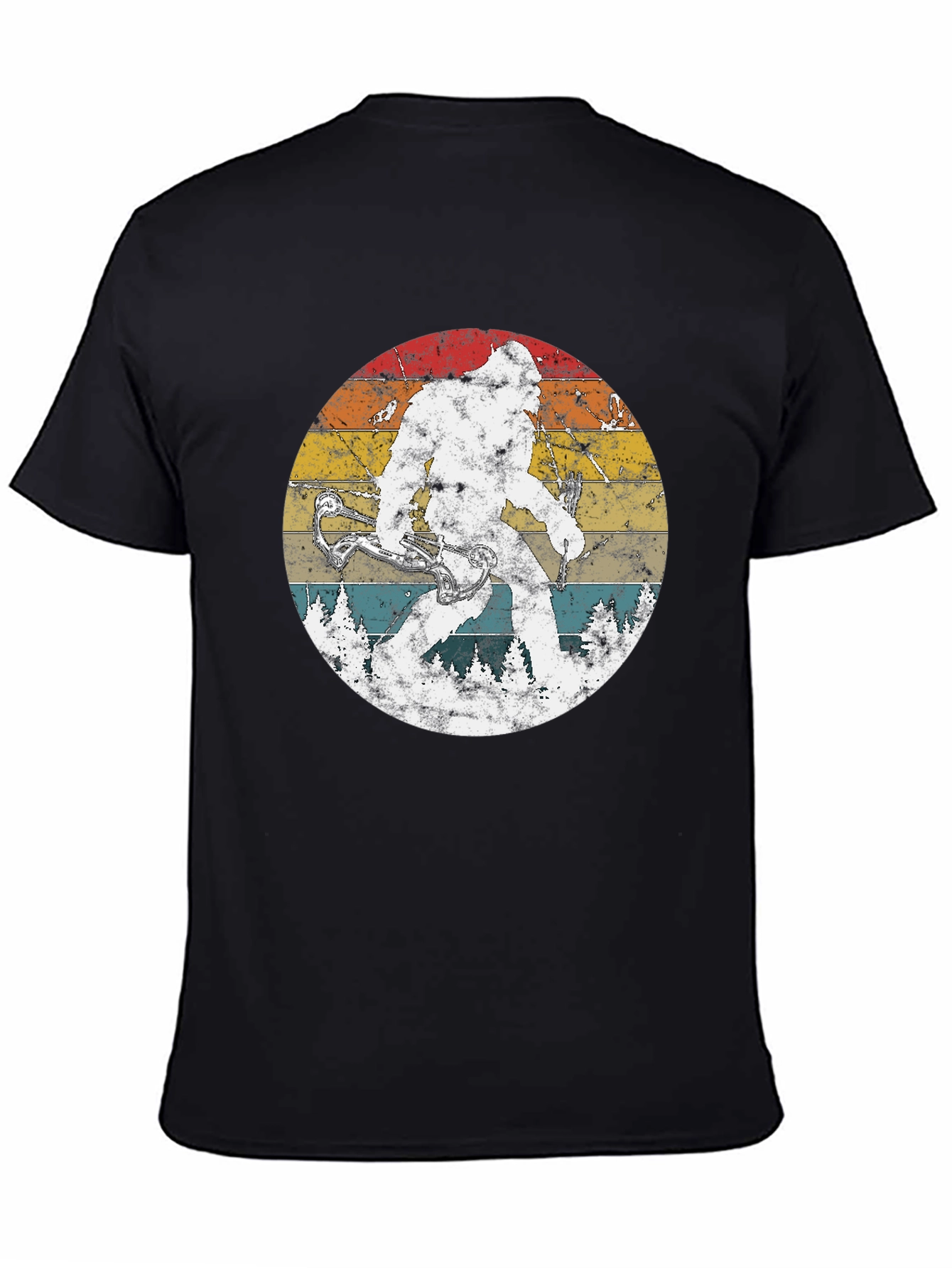 Retro Bigfoot Silhouette Graphic Tee
