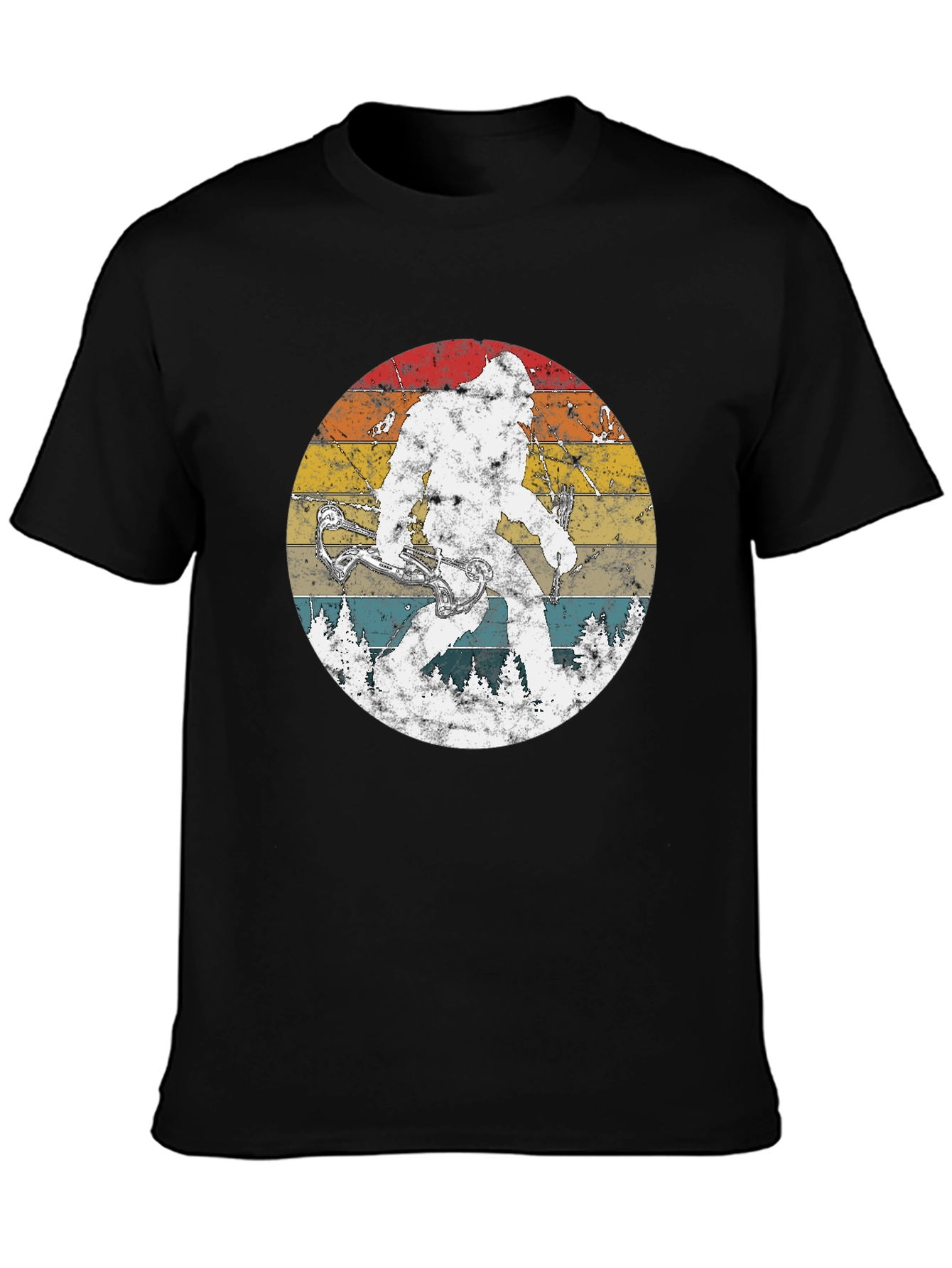 Retro Bigfoot Silhouette Graphic Tee