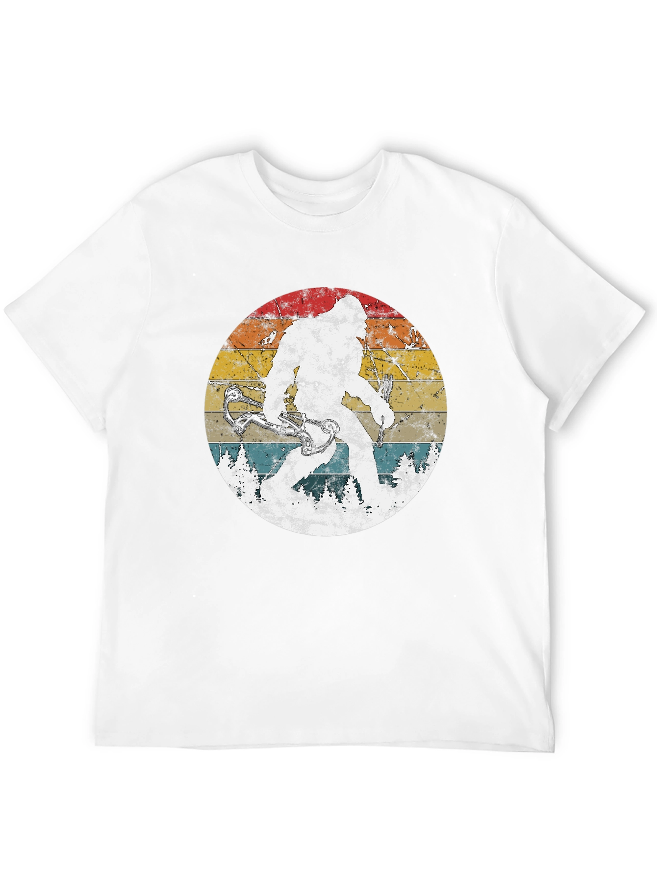 Retro Bigfoot Silhouette Graphic Tee