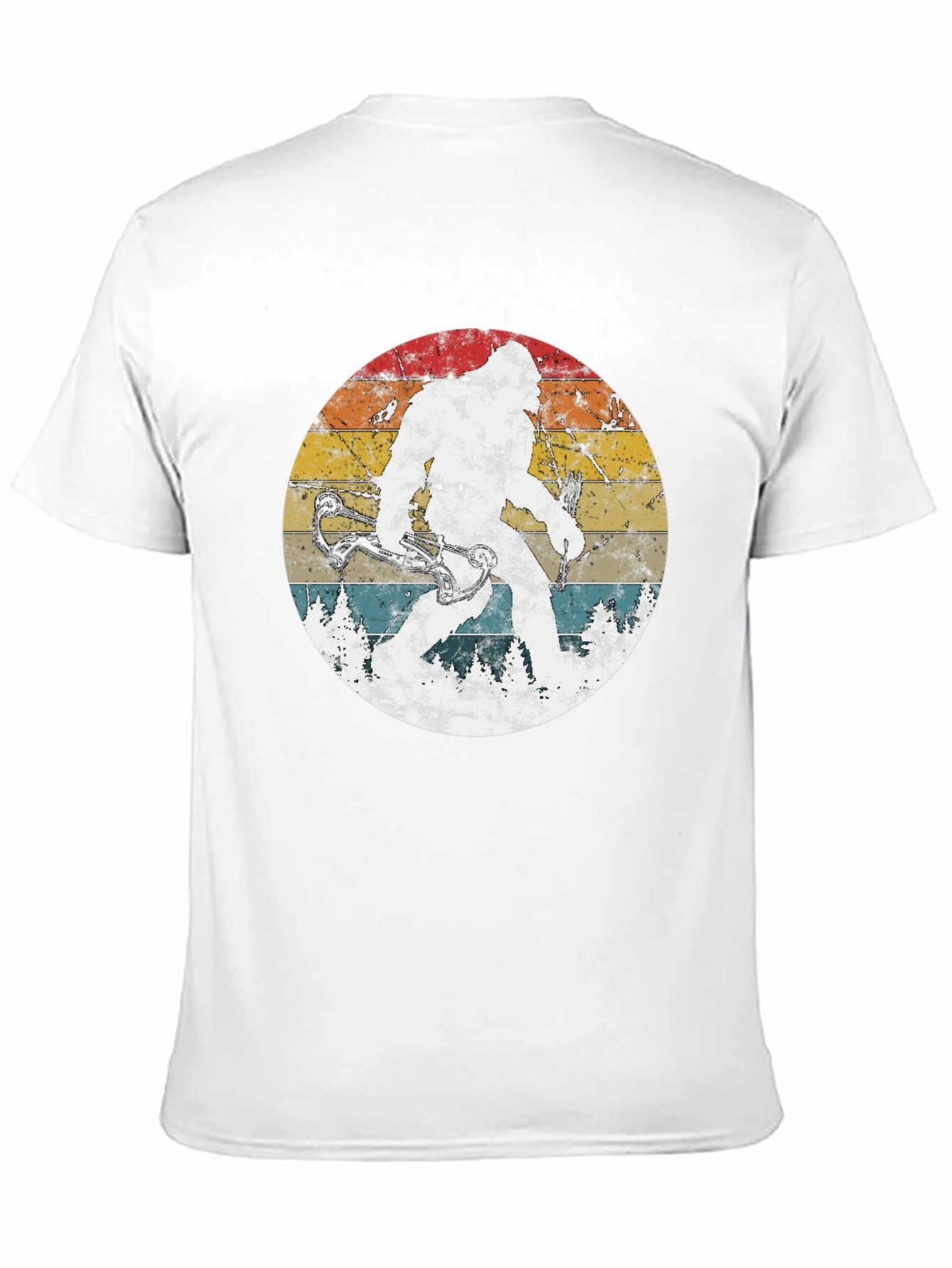 Retro Bigfoot Silhouette Graphic Tee