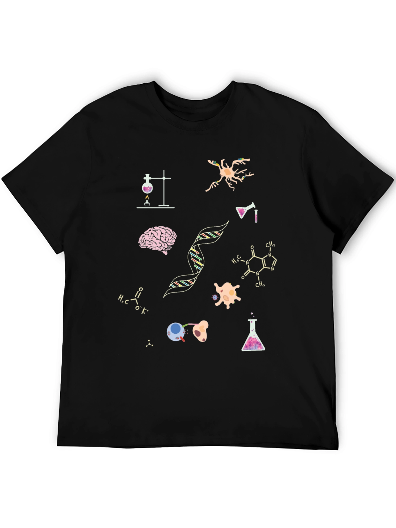 Science T-Shirt - Brain DNA Cells!