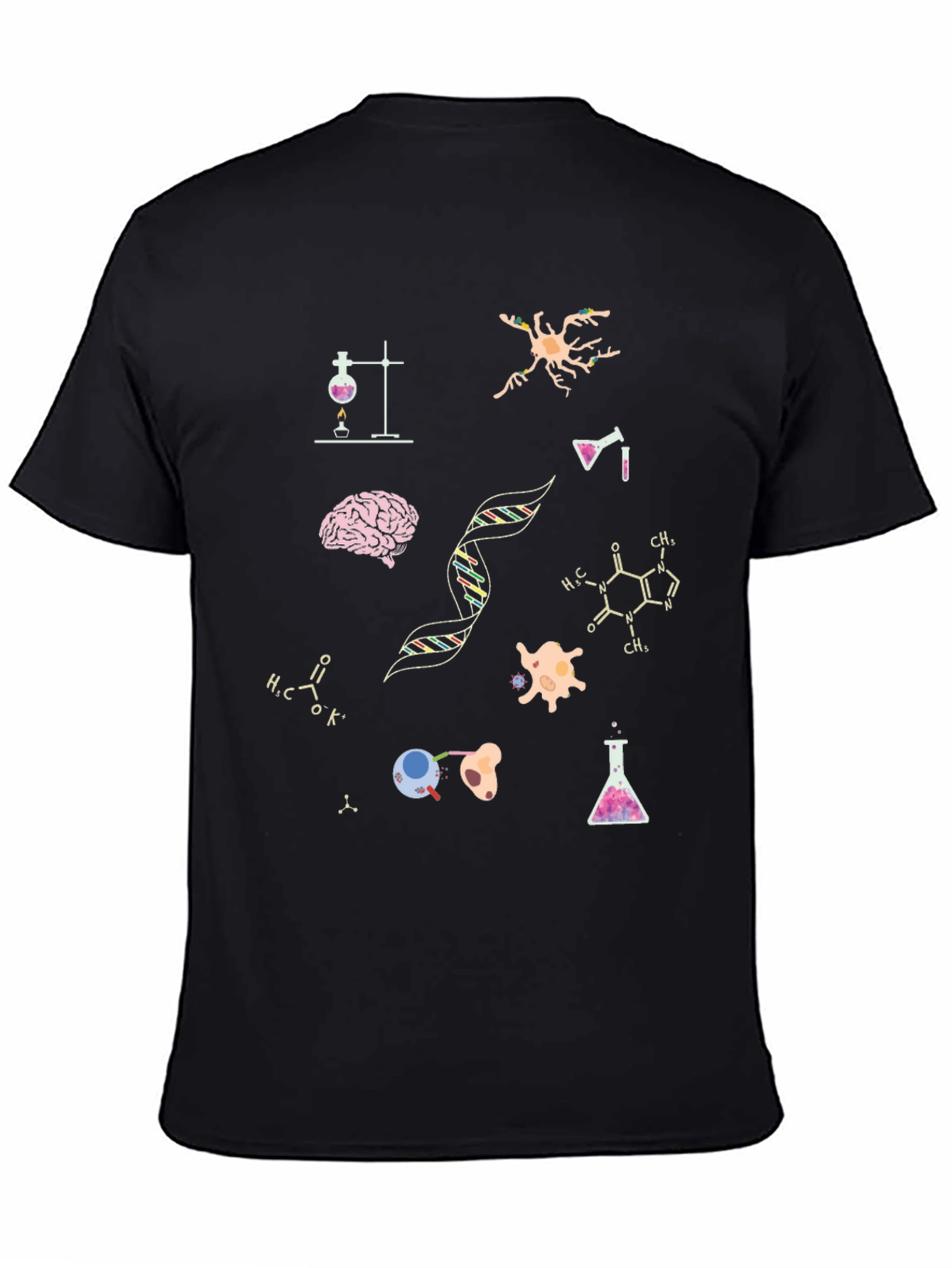 Science T-Shirt - Brain DNA Cells!