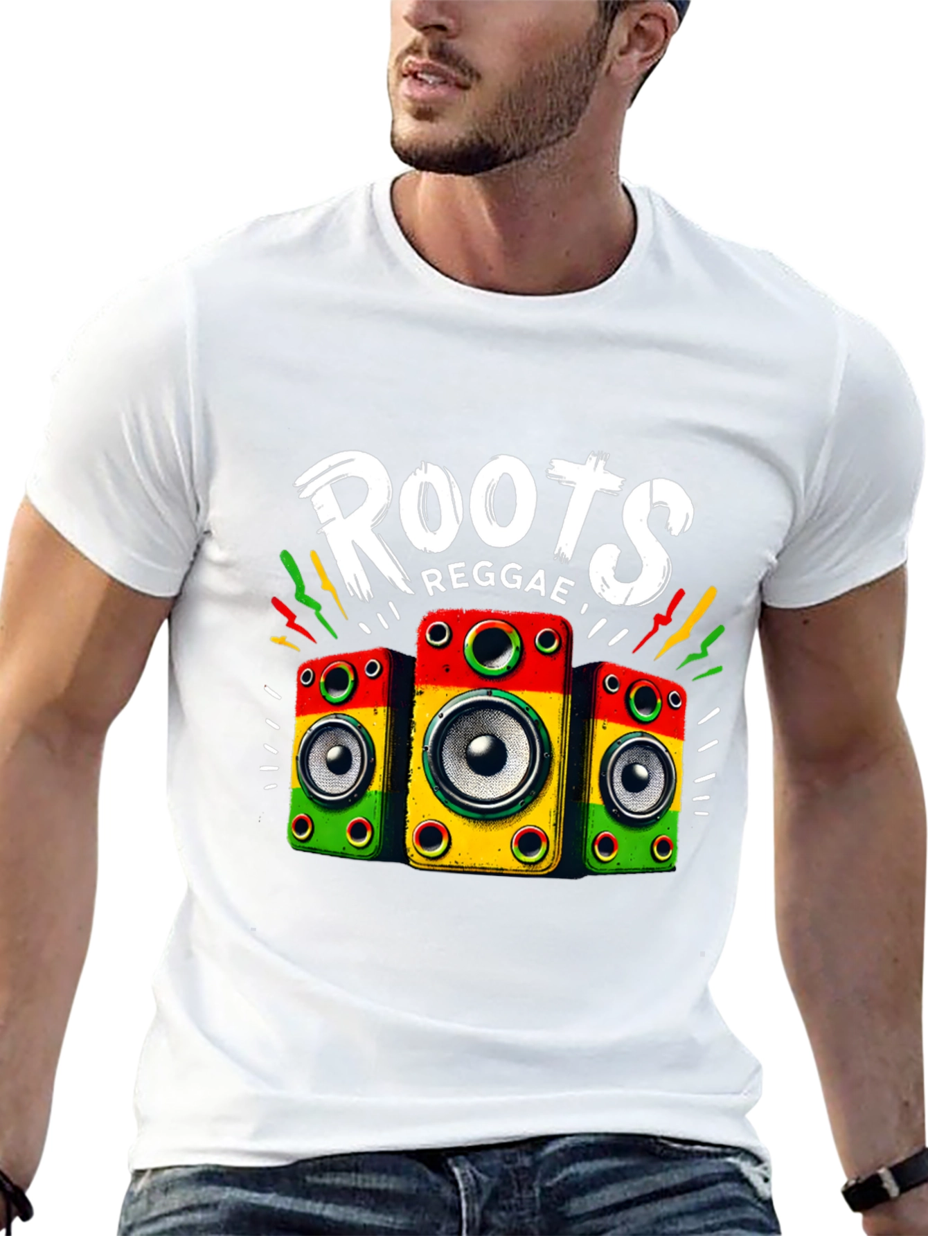 Roots Reggae Graphic Tee - Loud & Proud