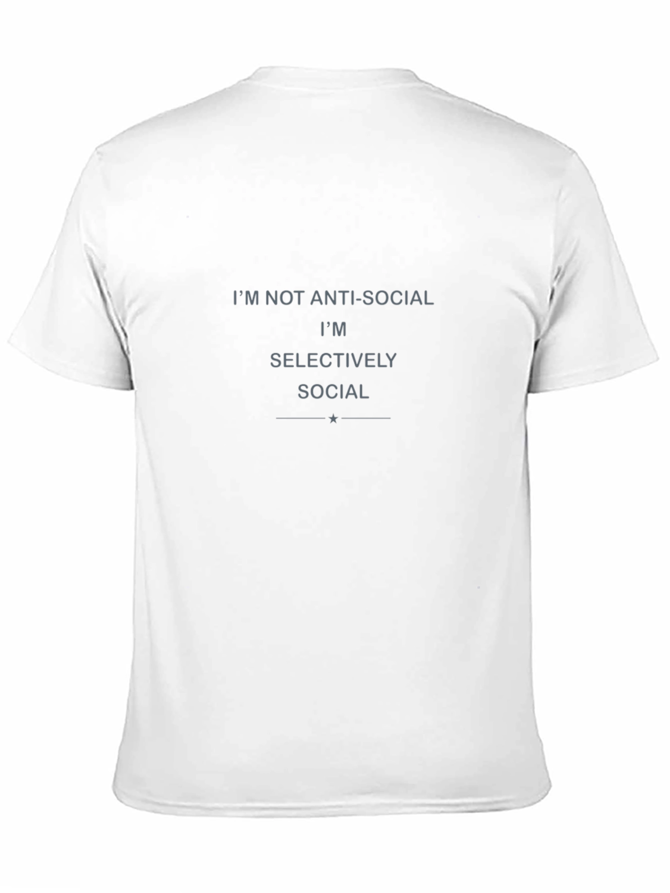 Selectively Social Graphic Tee - Black Casual Shirt