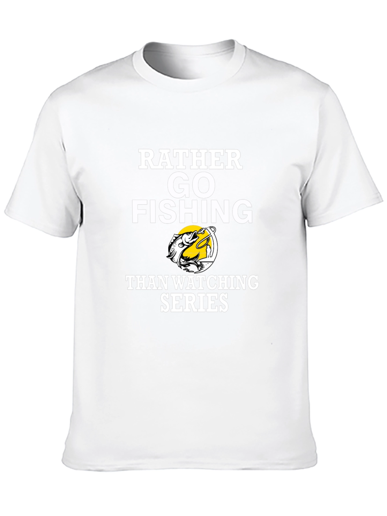 Rather Go Fishing T-Shirt Funny Angler Tee