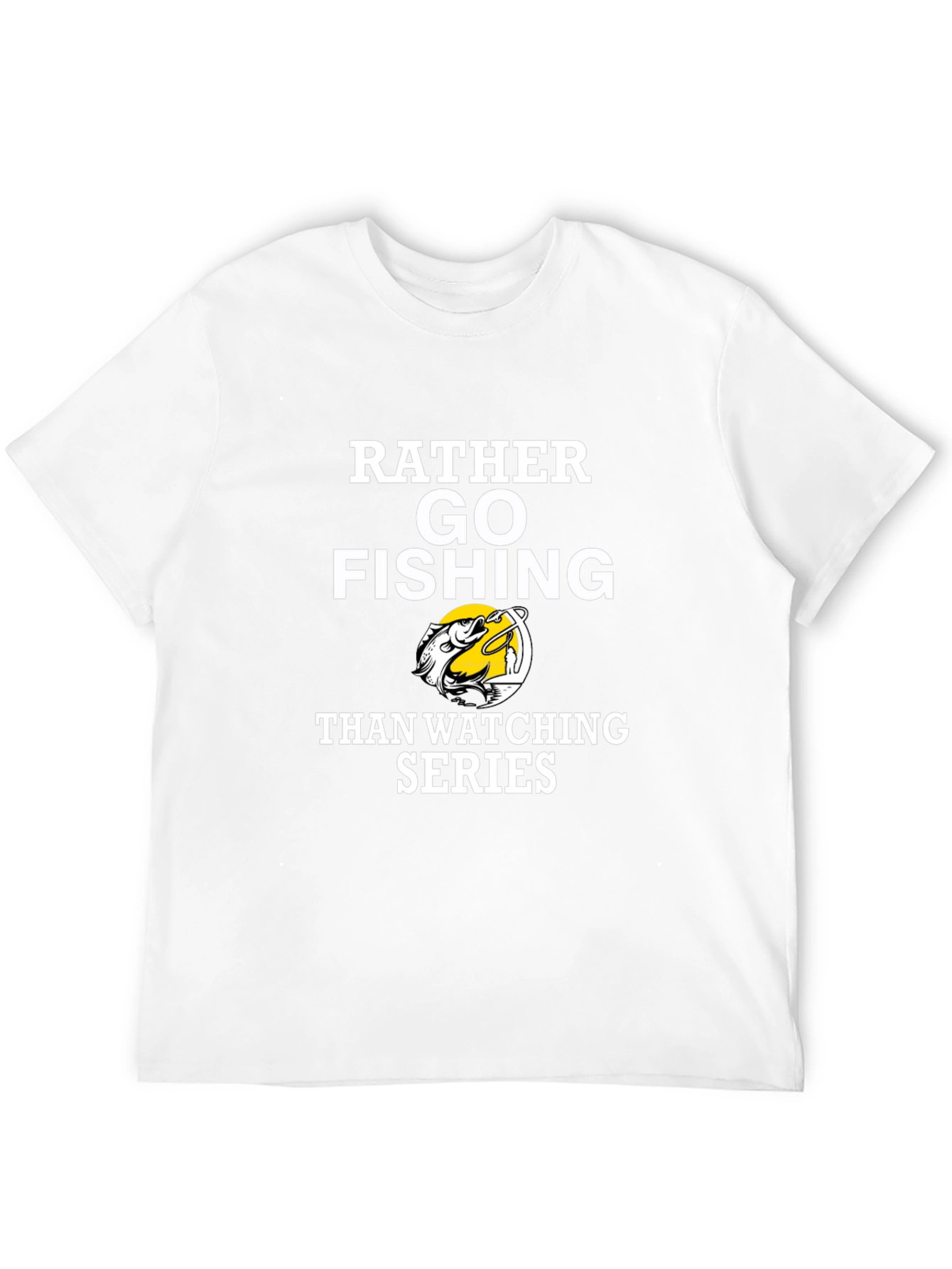 Rather Go Fishing T-Shirt Funny Angler Tee