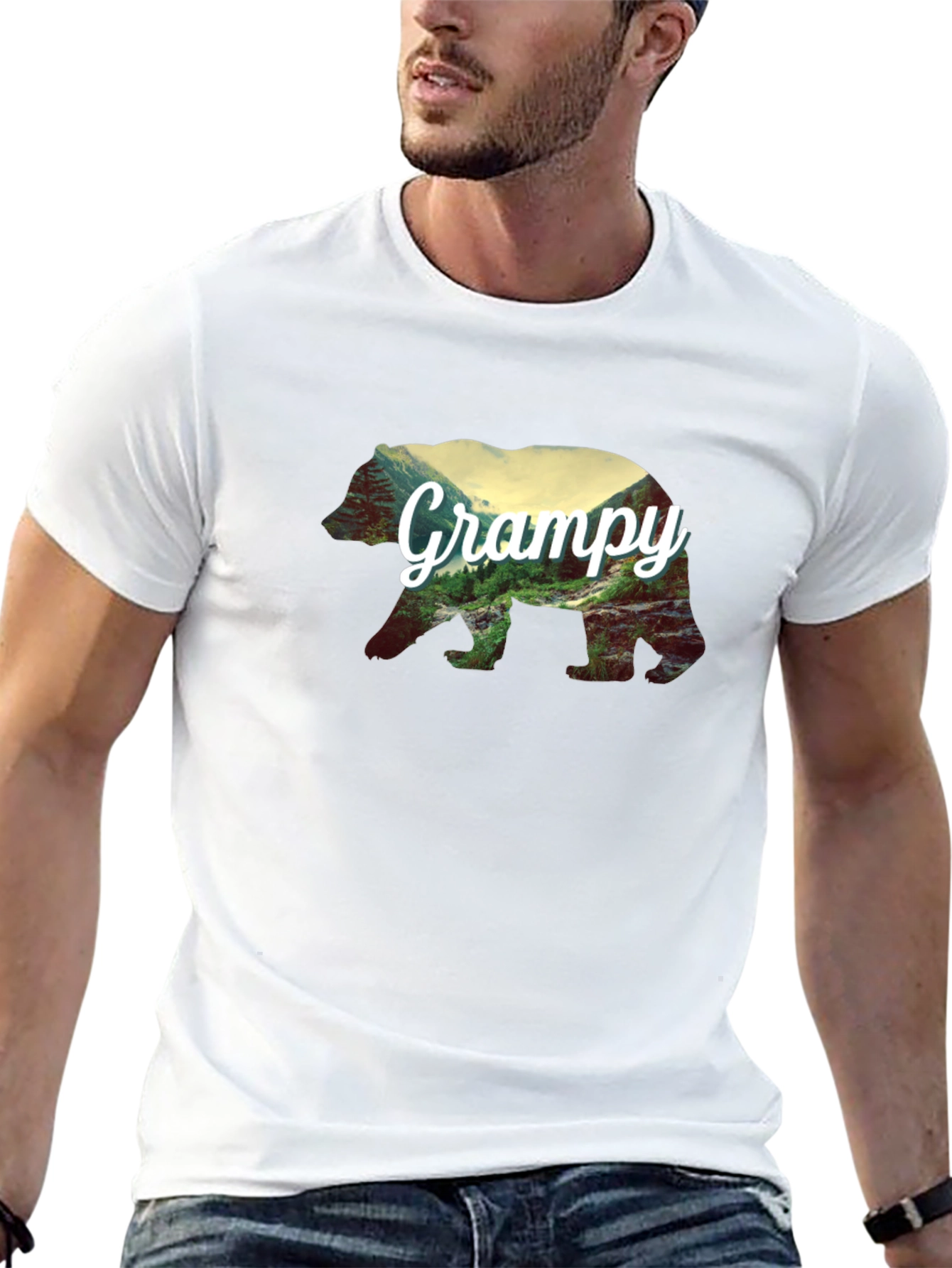 Grampy Bear Silhouette T-Shirt