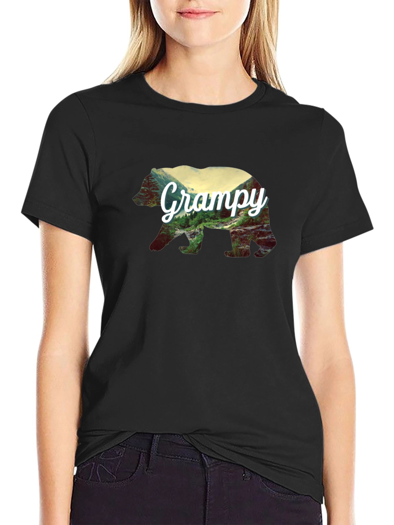 Grampy Bear Silhouette T-Shirt
