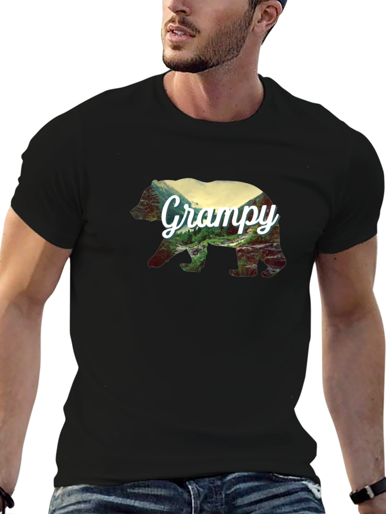 Grampy Bear Silhouette T-Shirt