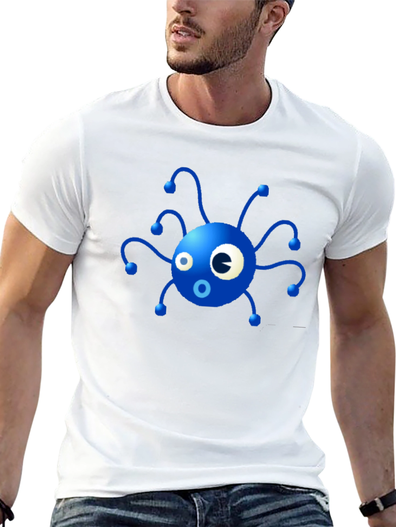 Blue Bug Graphic T-Shirt