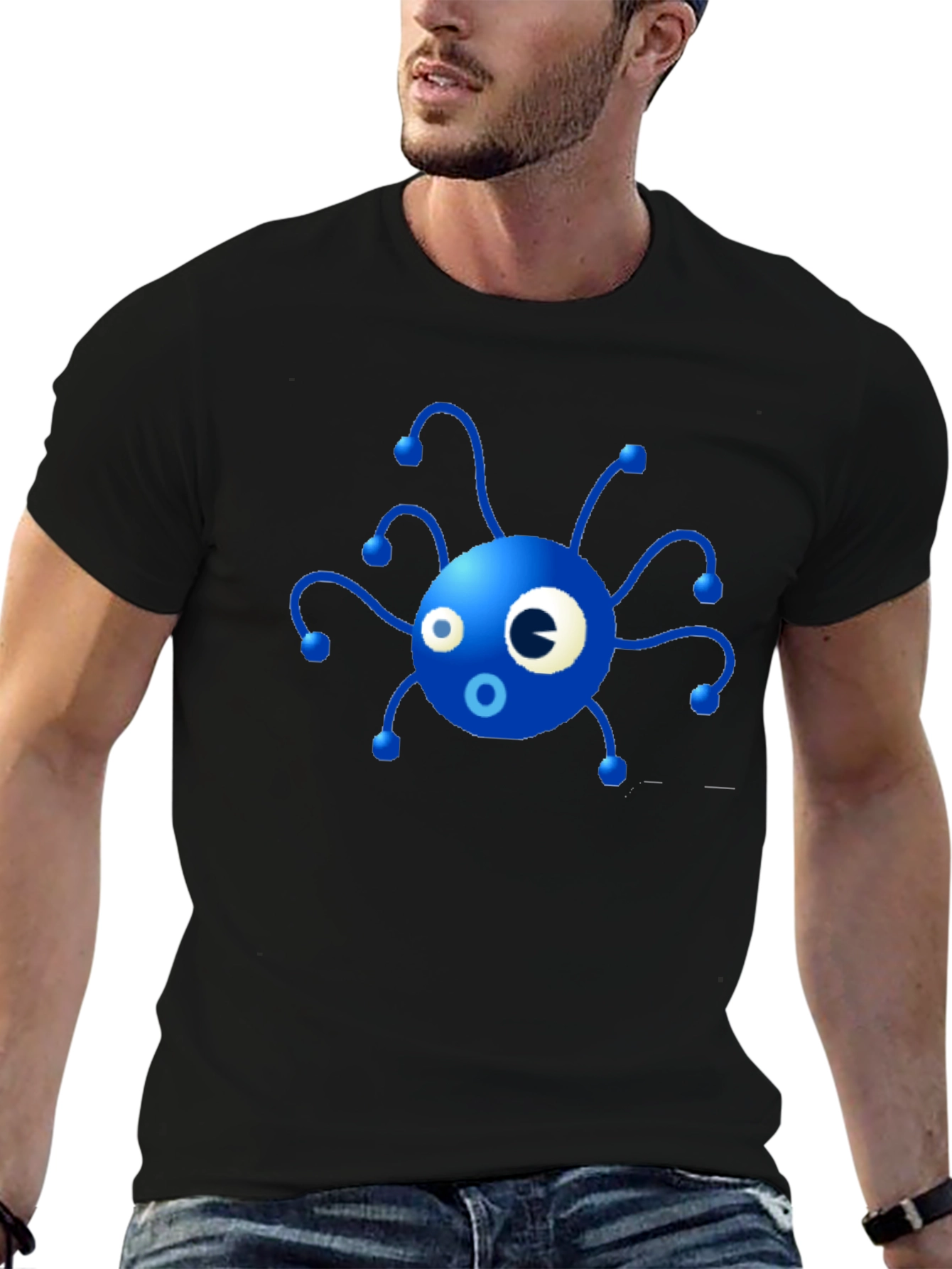 Blue Bug Graphic T-Shirt