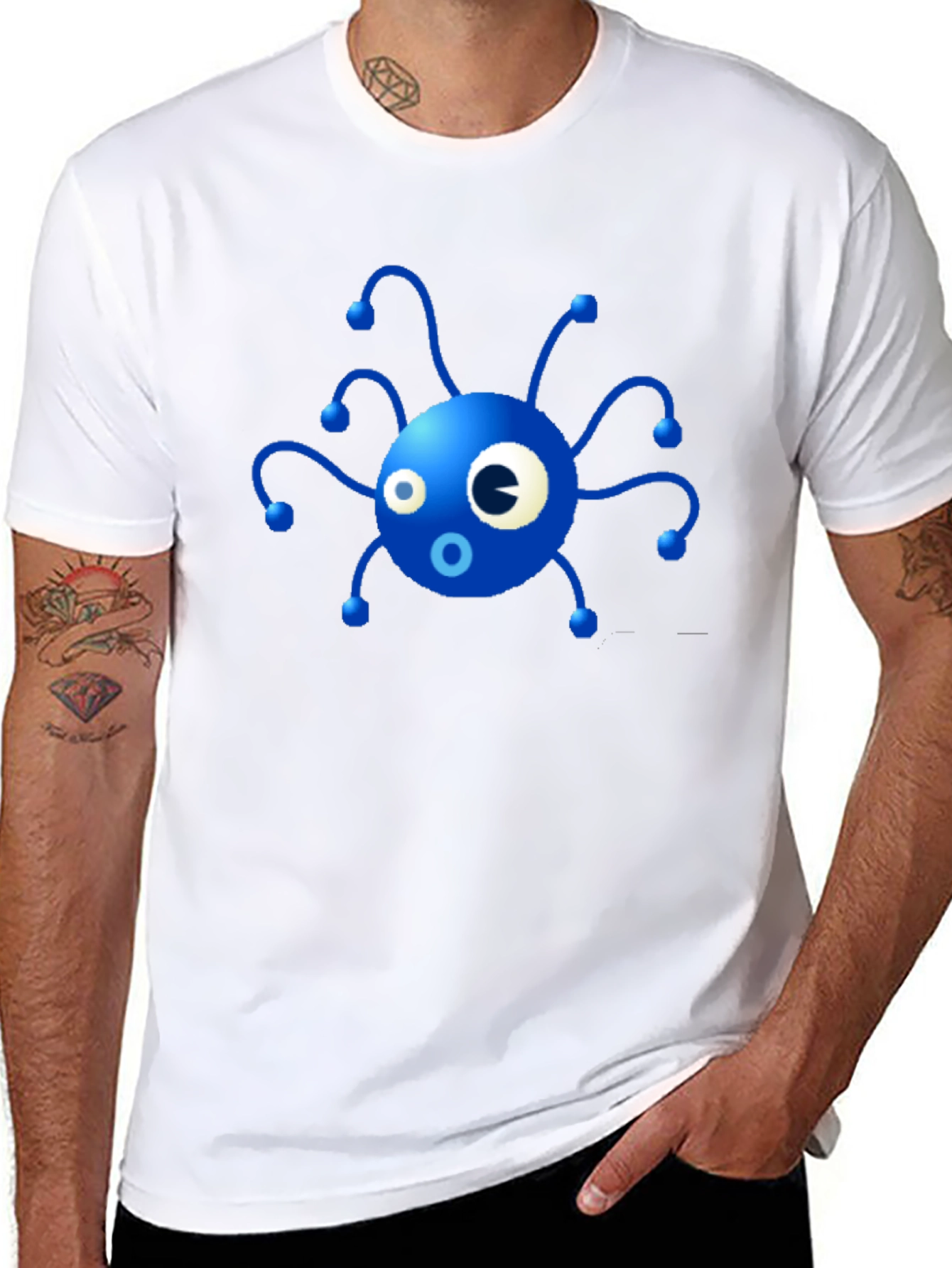 Blue Bug Graphic T-Shirt