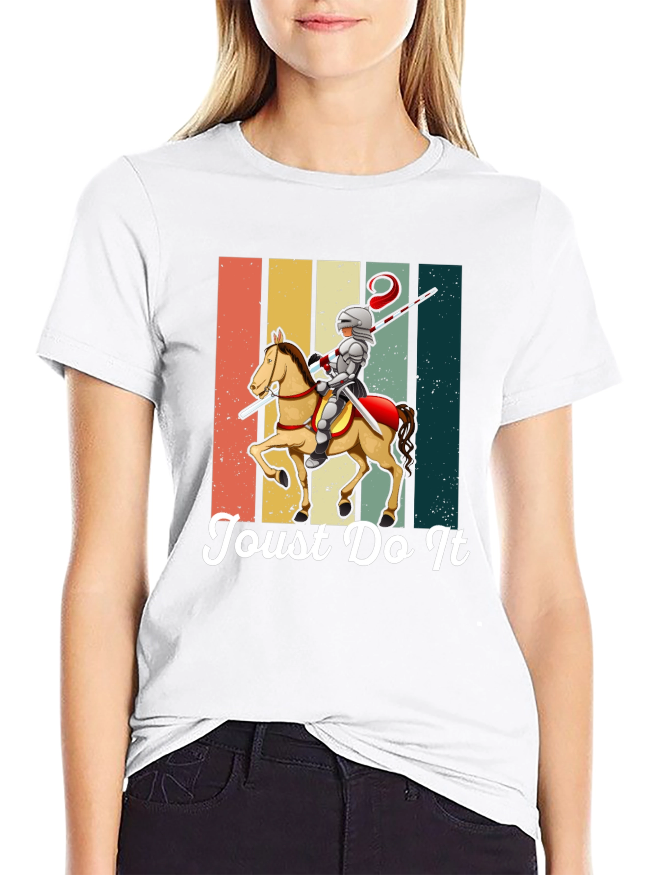 Joust Do It Knight T-Shirt - Medieval Humor