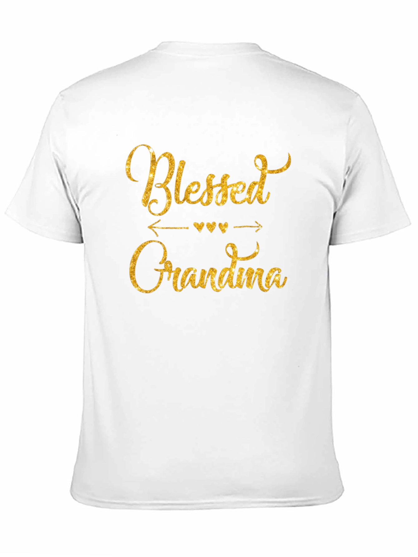 Blessed Grandma Graphic T-Shirt - Black