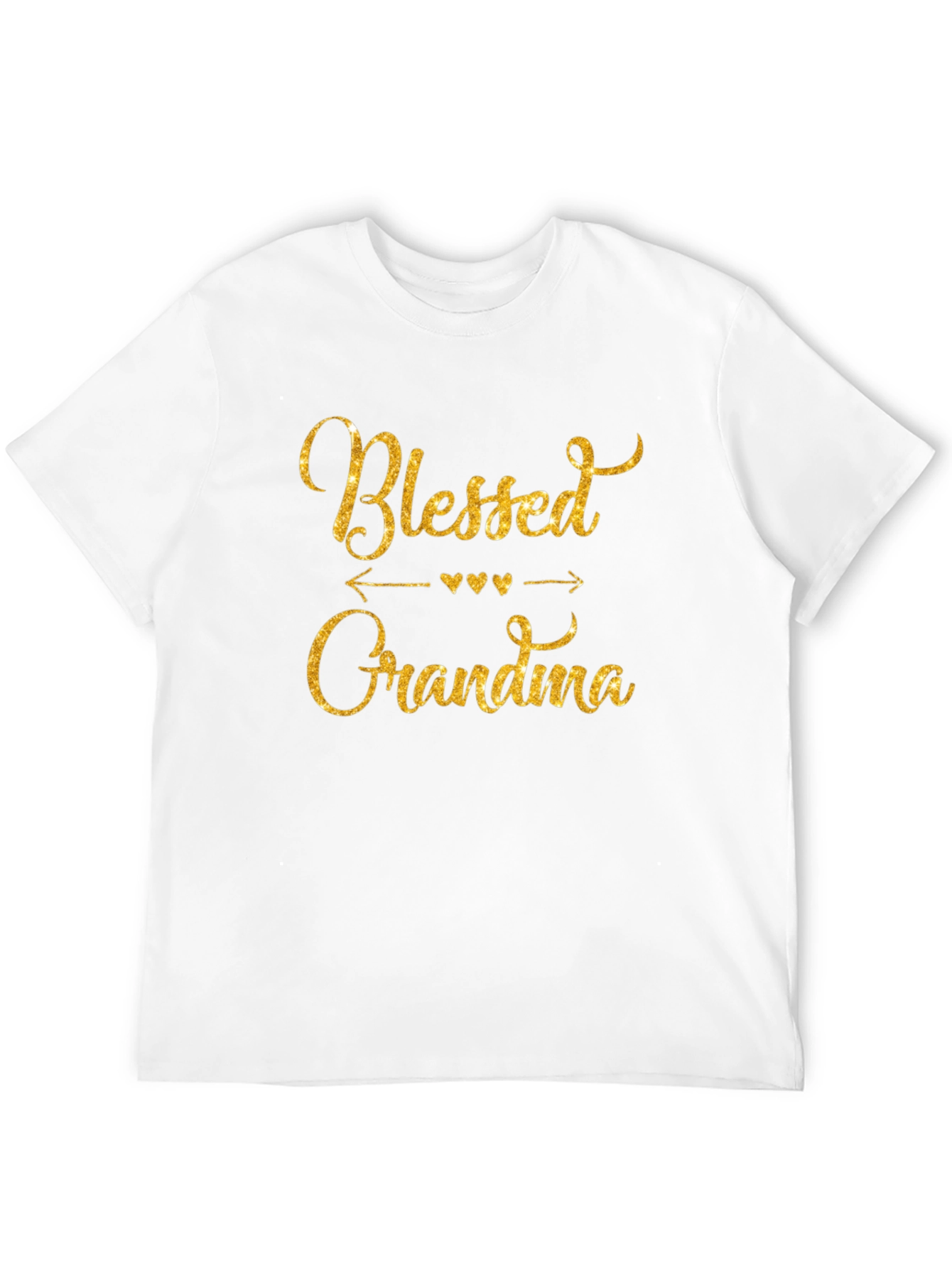 Blessed Grandma Graphic T-Shirt - Black
