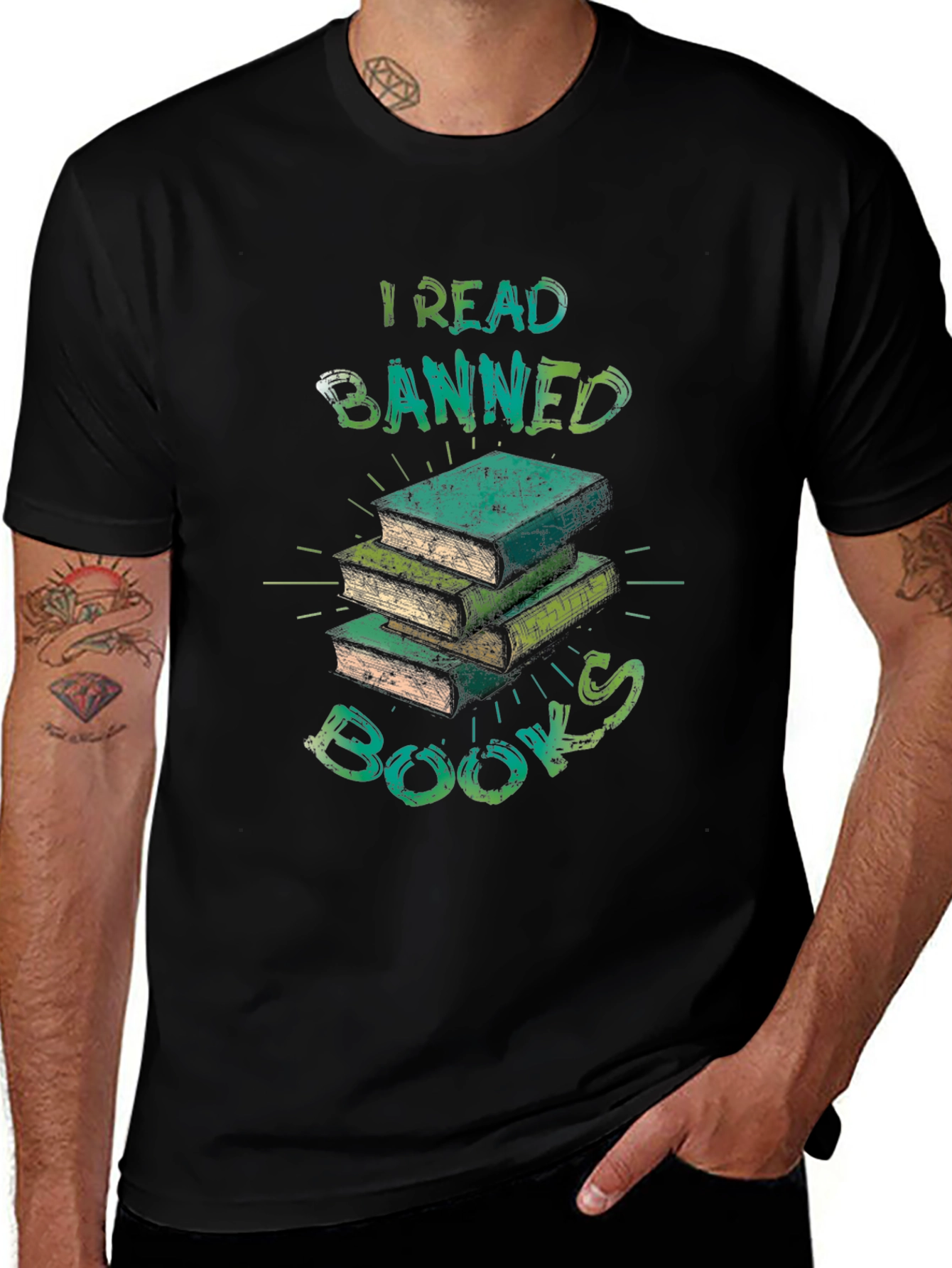 I Read Banned Books Graphic T-Shirt