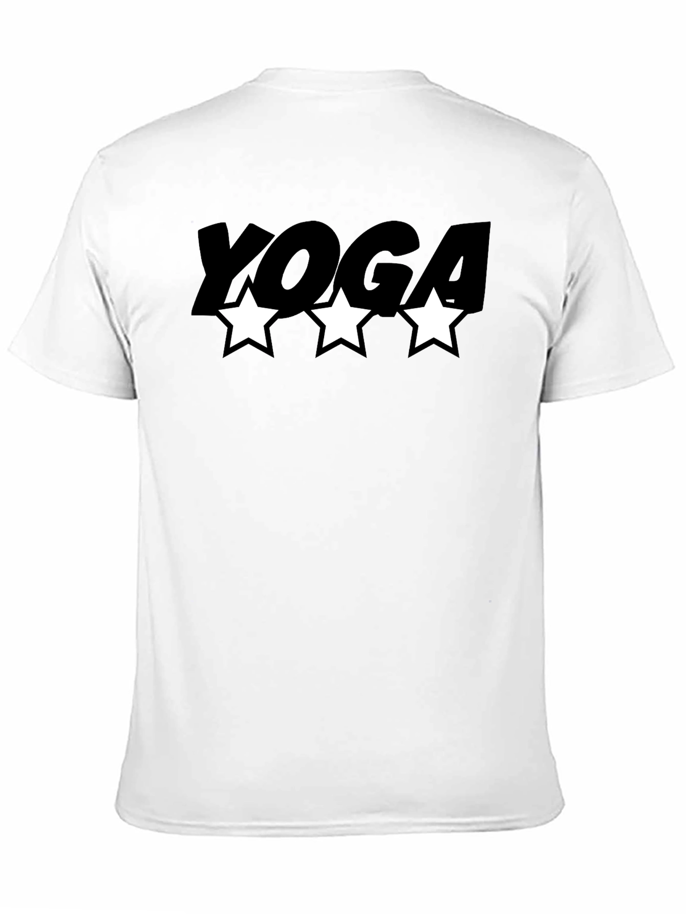 Yoga Star Black T-Shirt