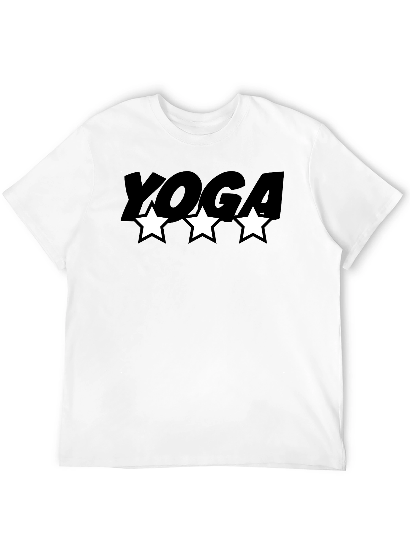 Yoga Star Black T-Shirt