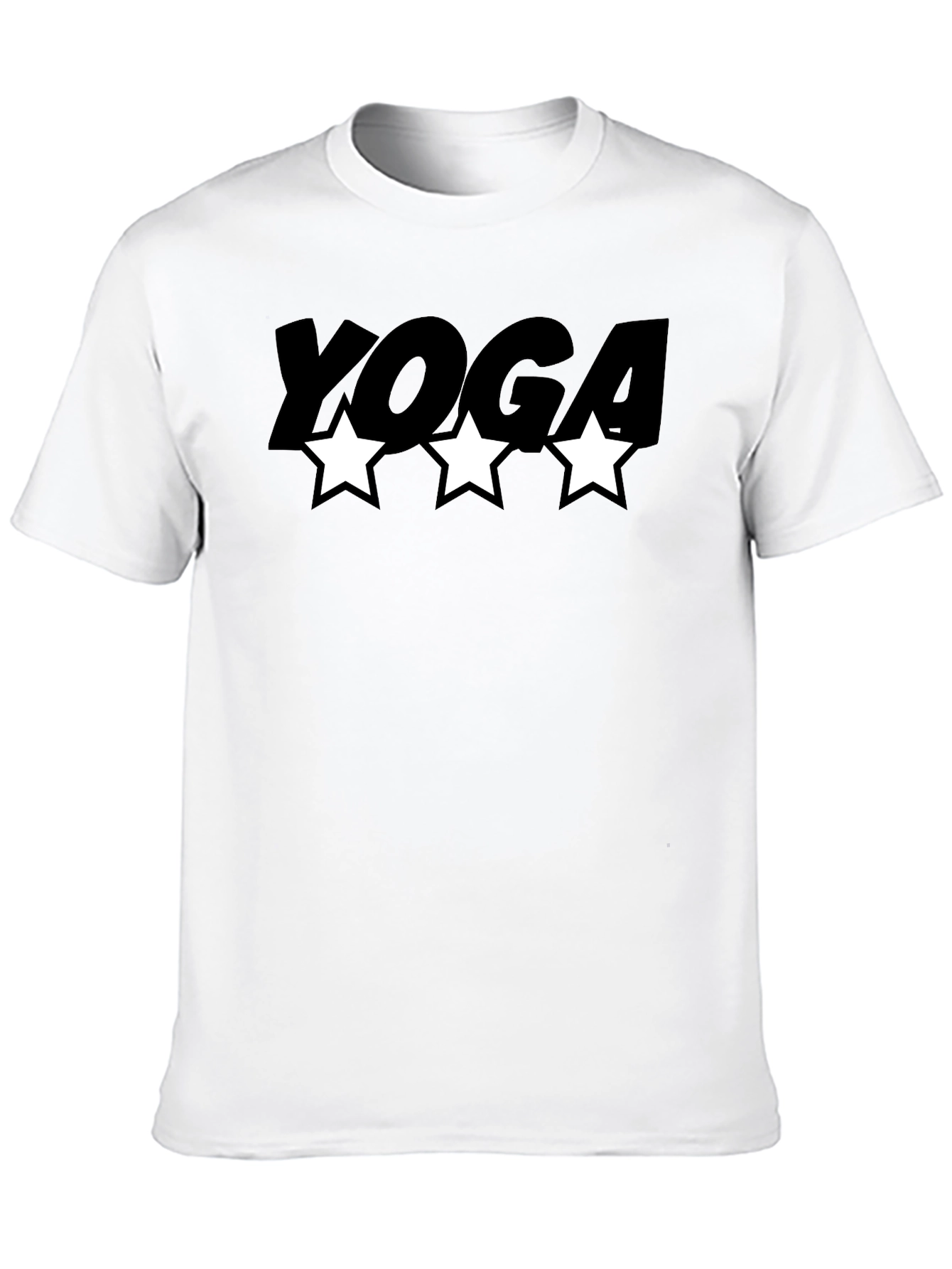 Yoga Star Black T-Shirt