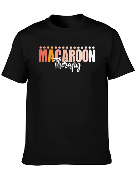 Macaroon Therapy Graphic Tee - Stylish Comfort