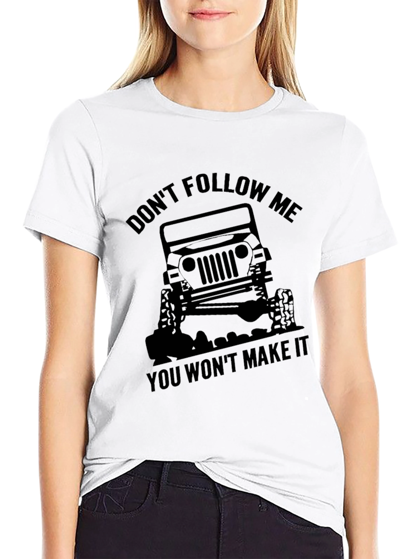 Dont Follow Me Jeep T-Shirt - Black