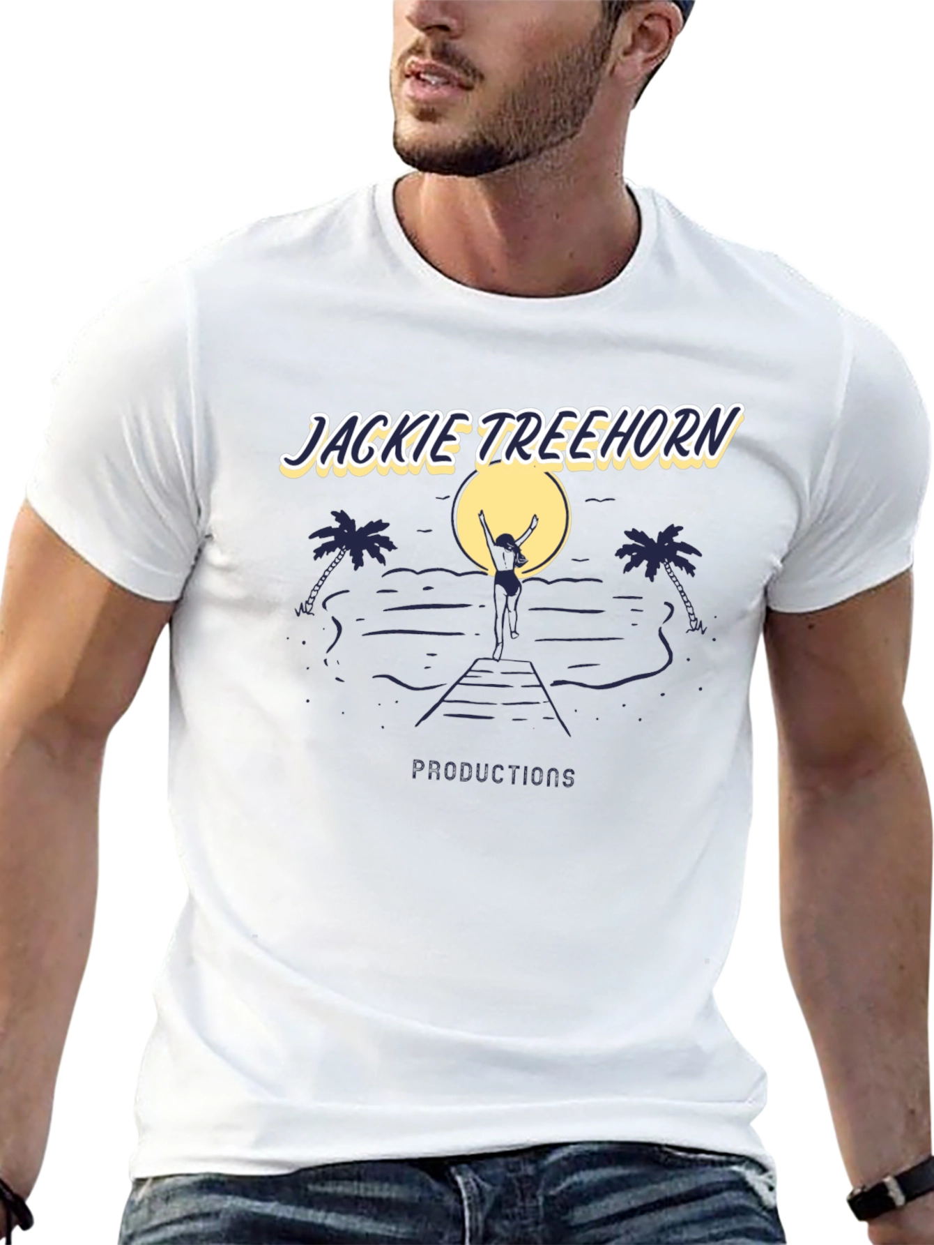 Jackie Treehorn Productions Graphic T-Shirt