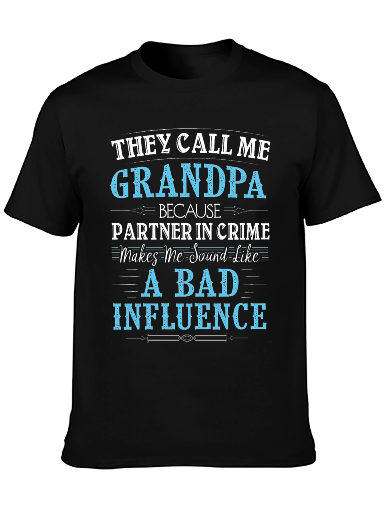 Grandpa Bad Influence Graphic Tee