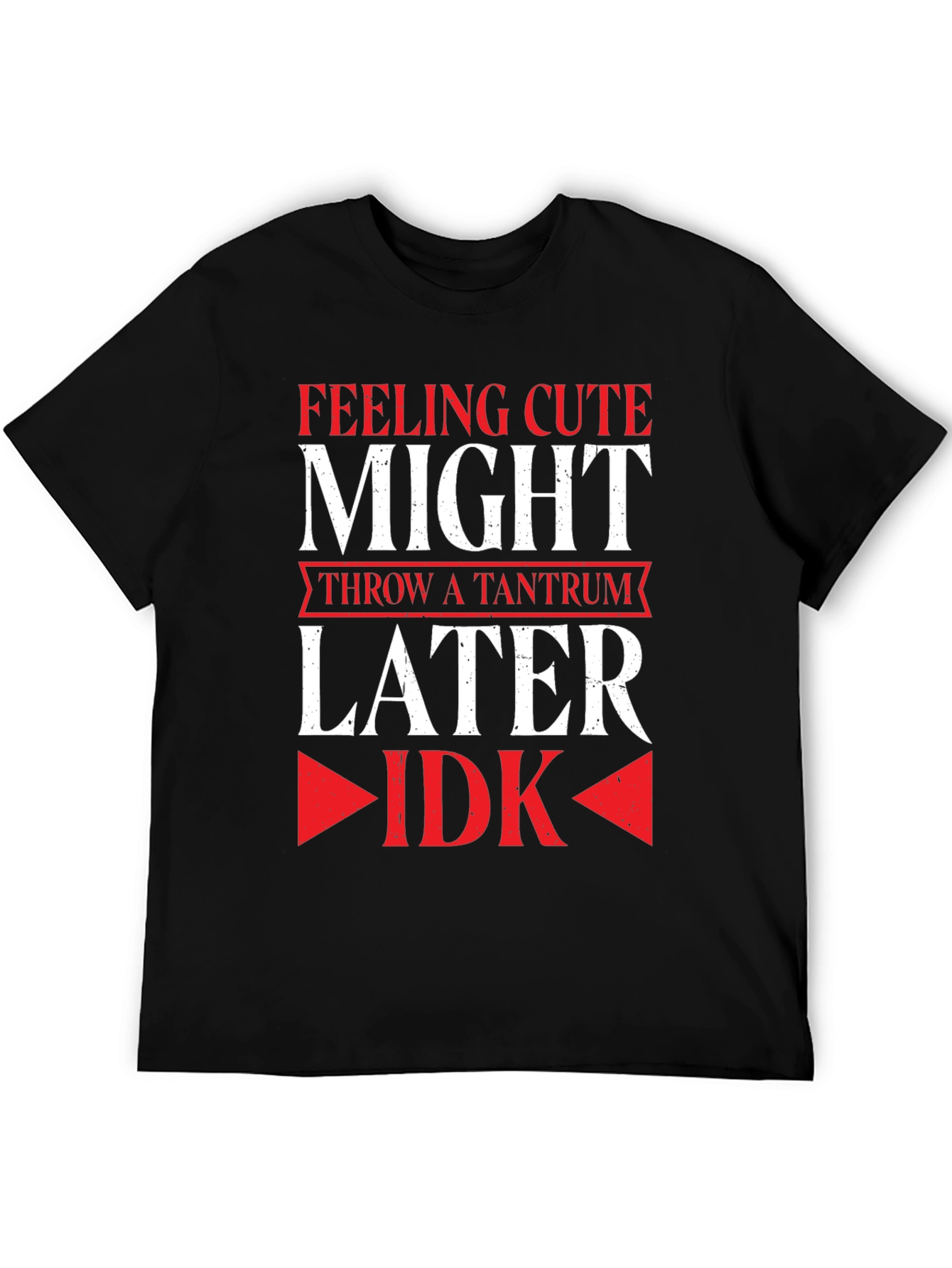 Feeling Cute Might Throw a Tantrum Later T-Shirt