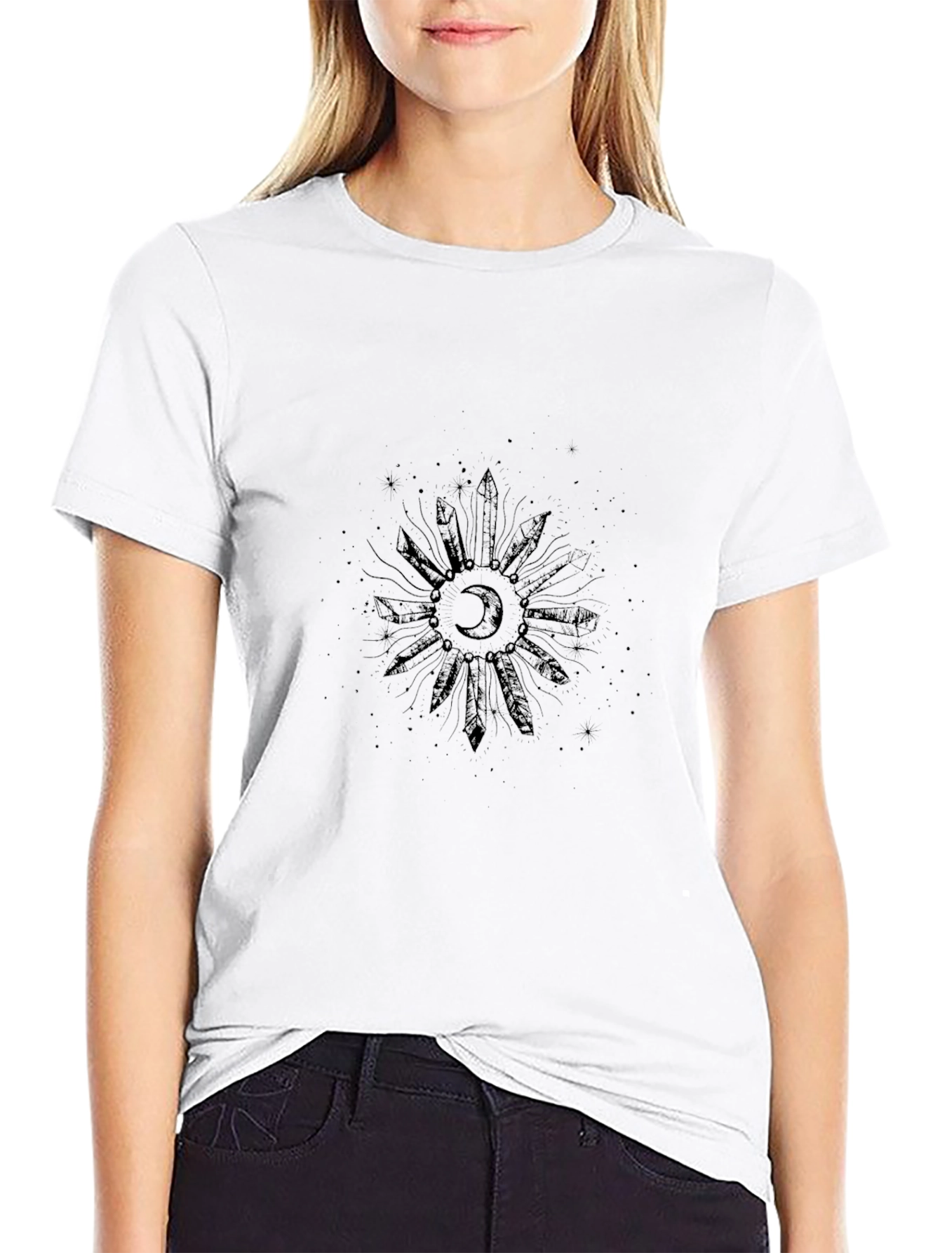 Mystic Moon Crystal Graphic Tee