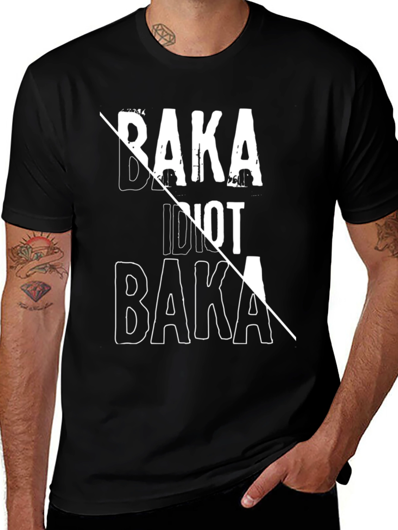 Baka Idiot T-Shirt - Anime Inspired Humor Tee