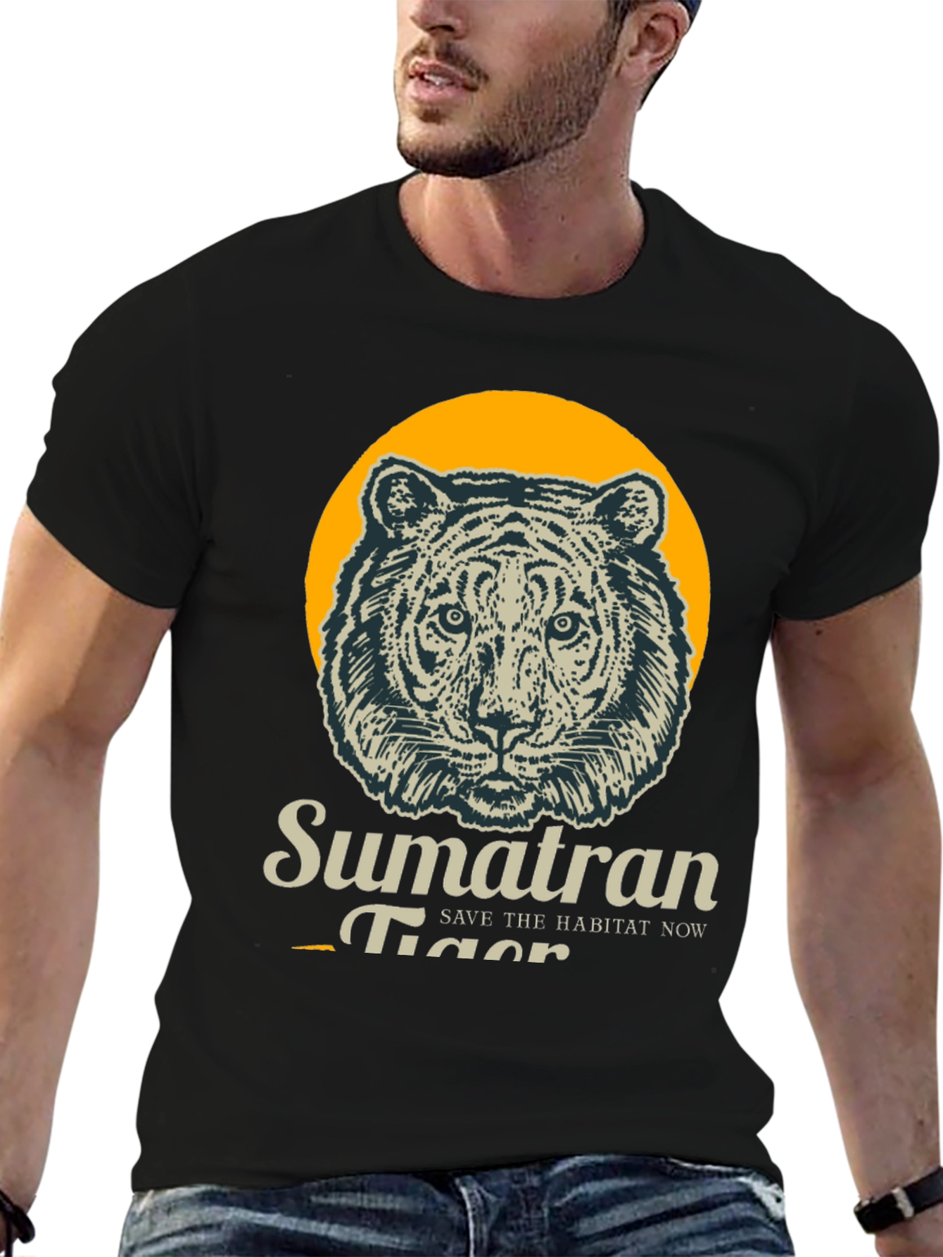 Sumatran Tiger T-Shirt - Save the Habitat