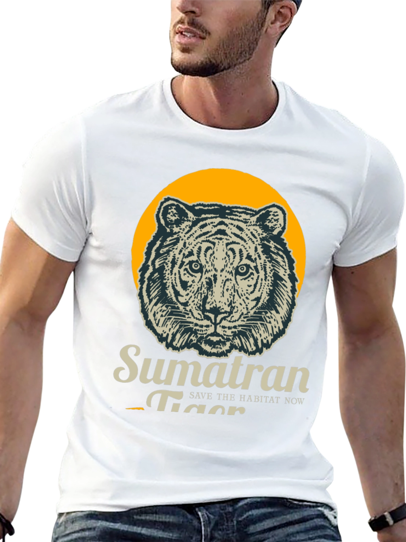 Sumatran Tiger T-Shirt - Save the Habitat
