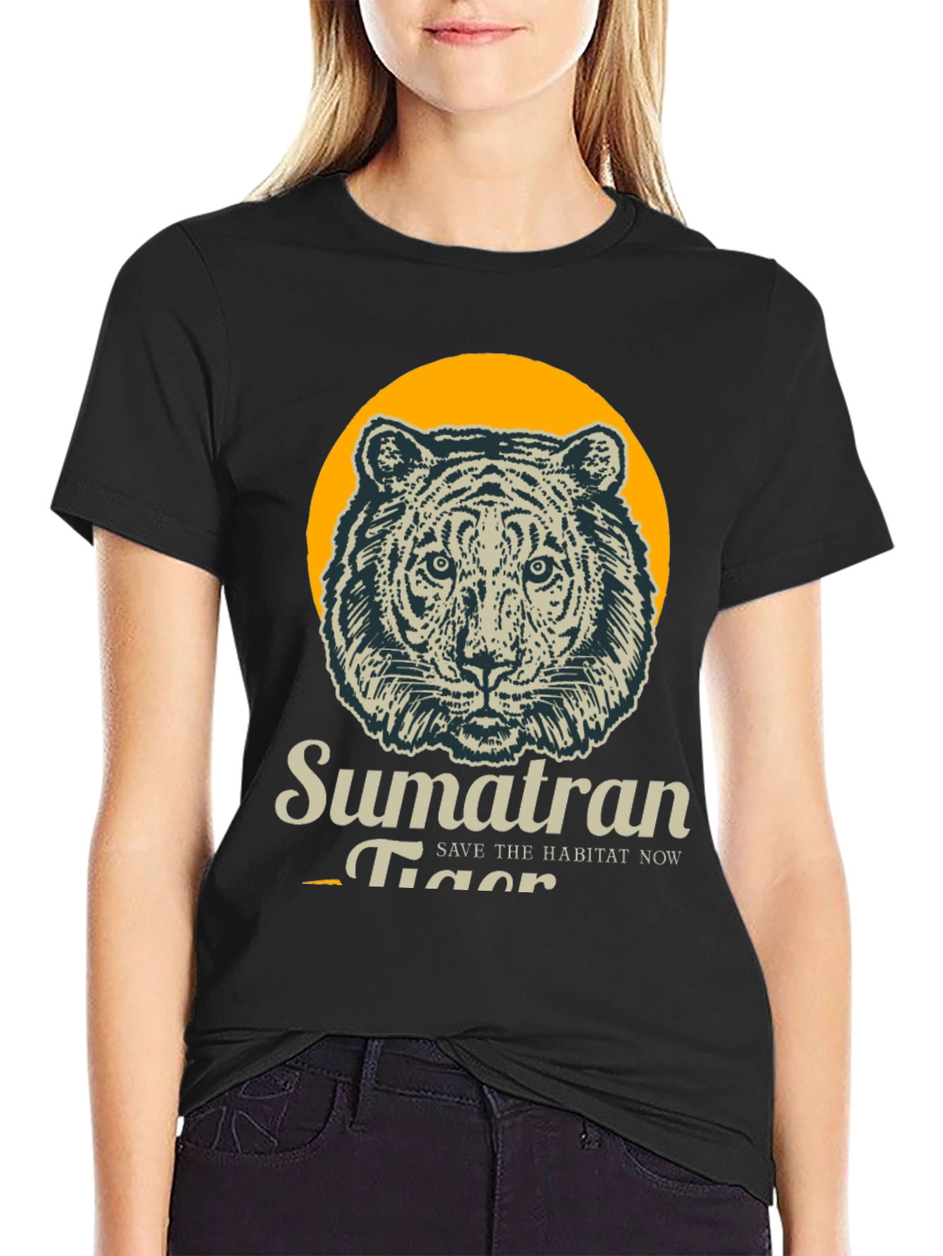 Sumatran Tiger T-Shirt - Save the Habitat