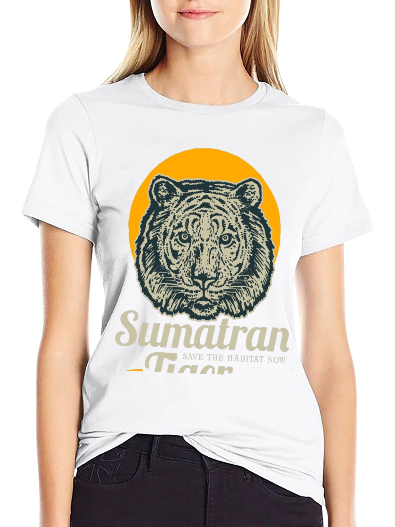 Sumatran Tiger T-Shirt - Save the Habitat
