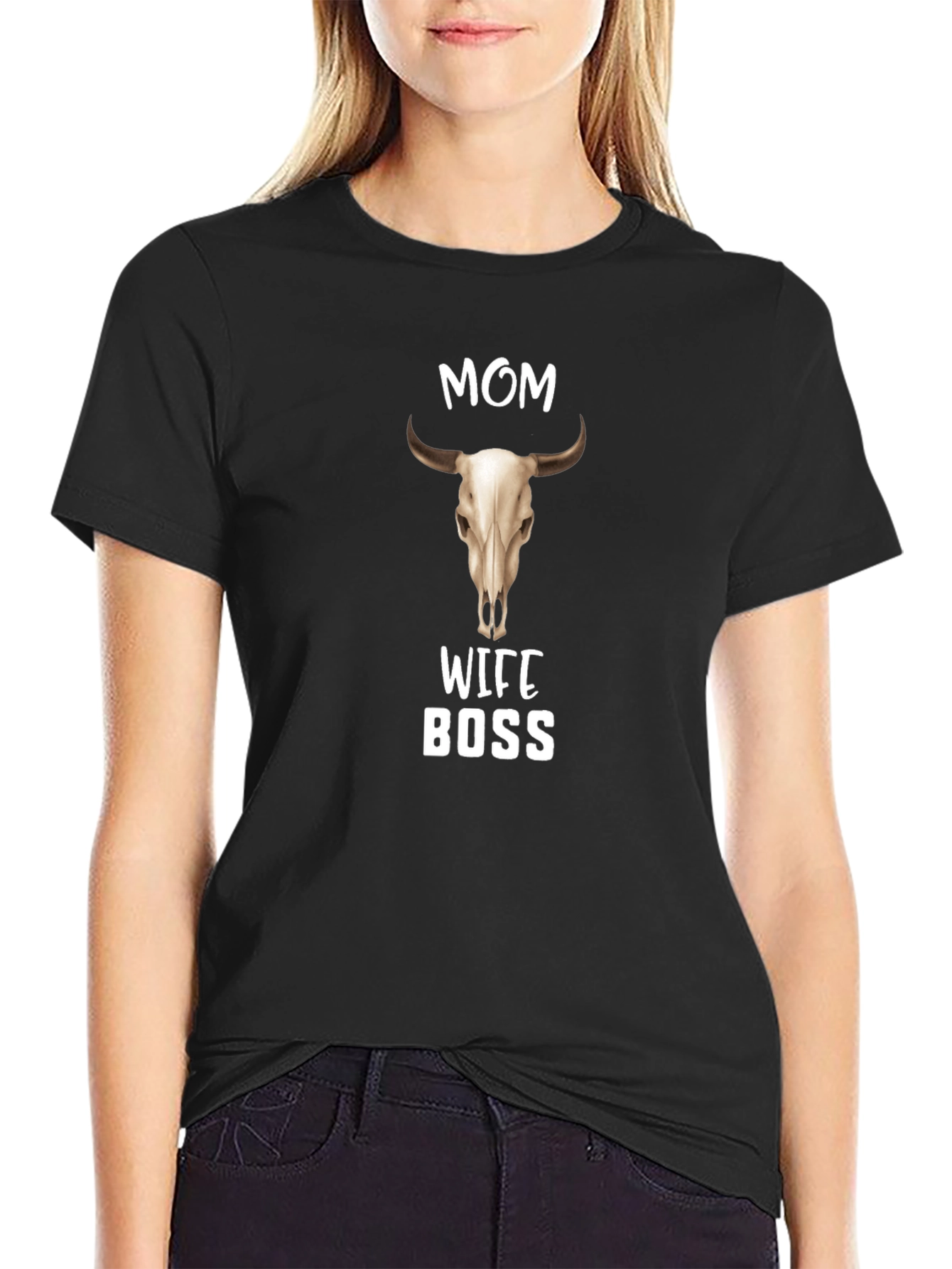 Mom Wife Boss Graphic Tee