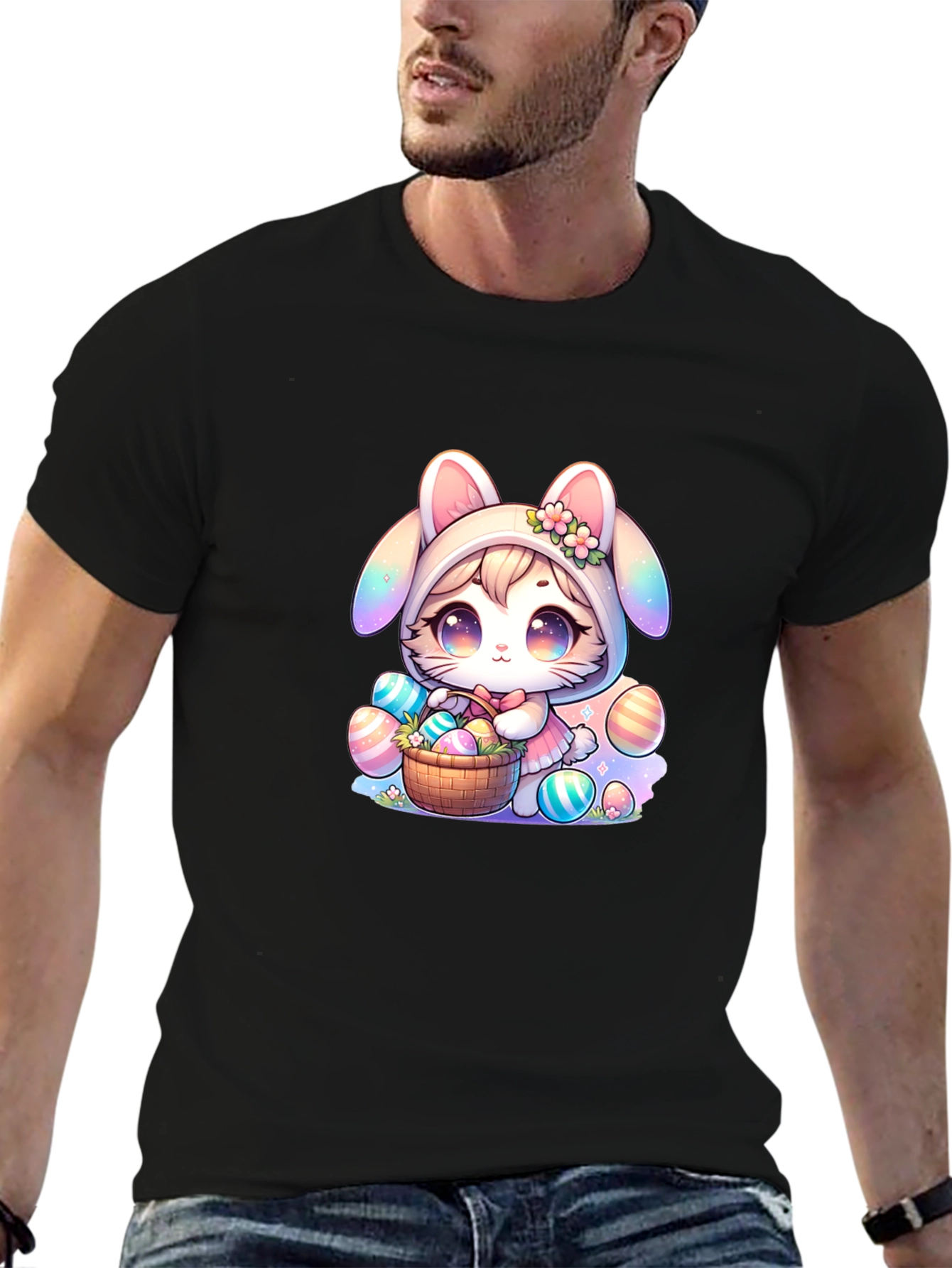 Cute Bunny & Easter Egg T-Shirt