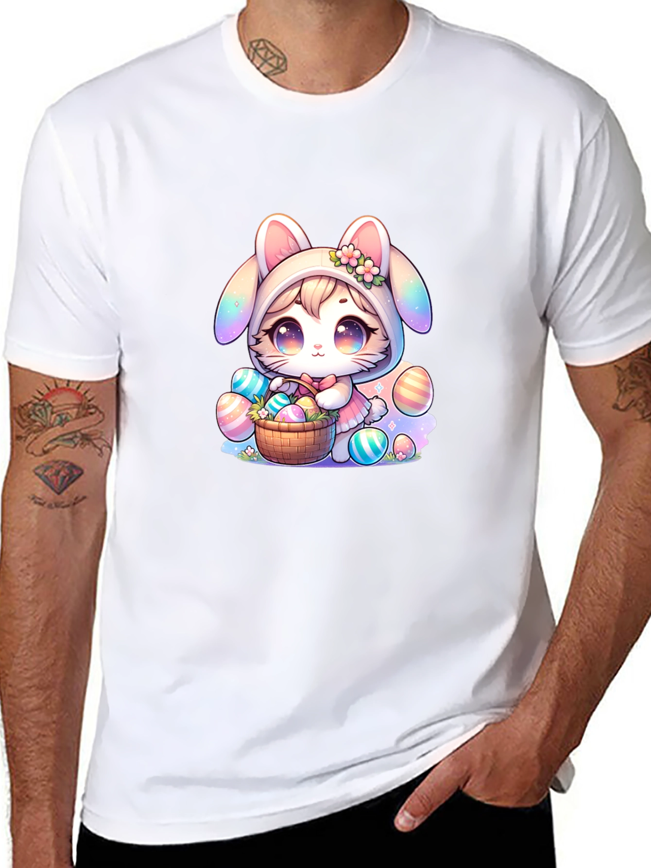 Cute Bunny & Easter Egg T-Shirt