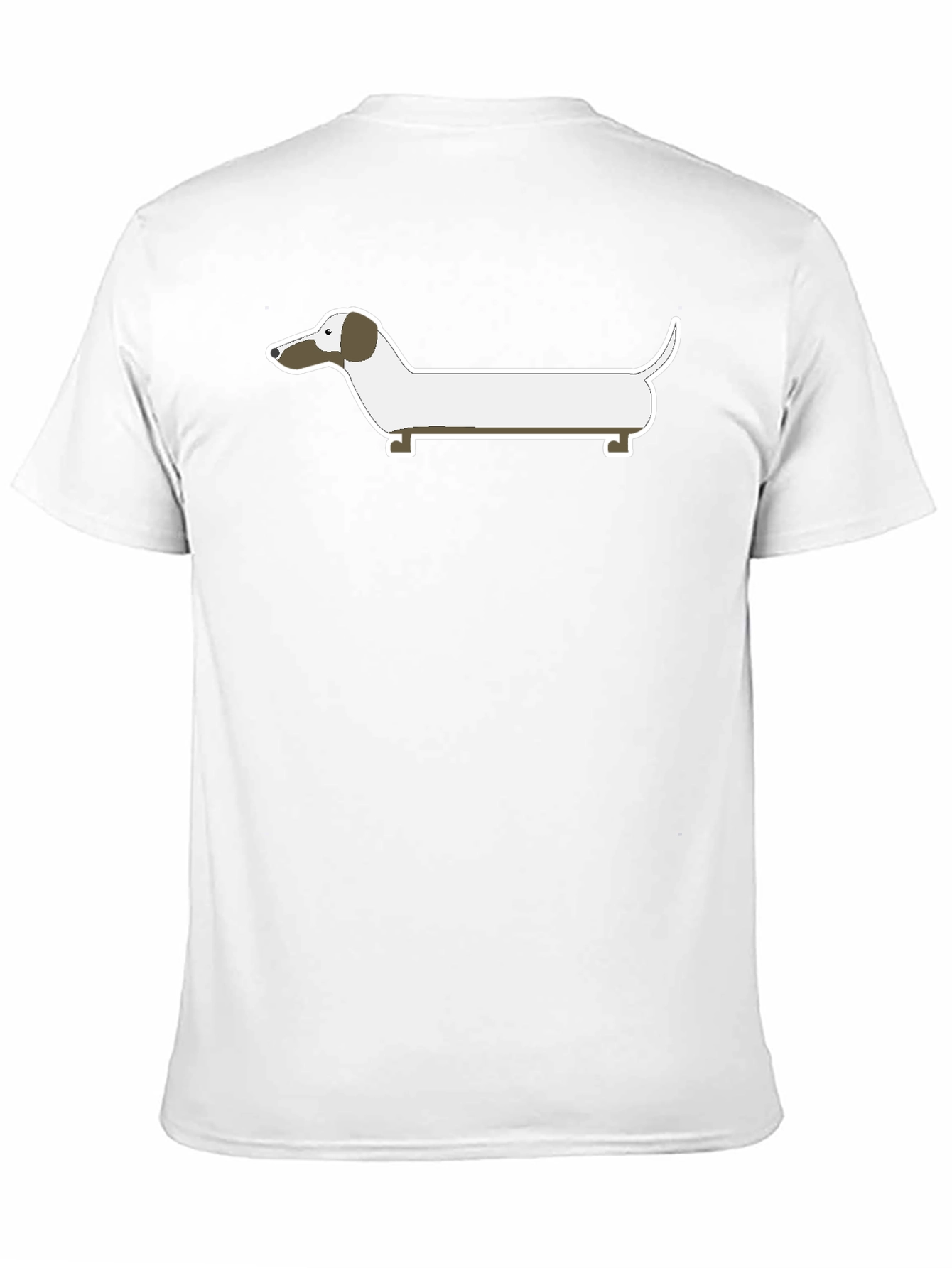 Dachshund Graphic Tee - Casual Black T-Shirt