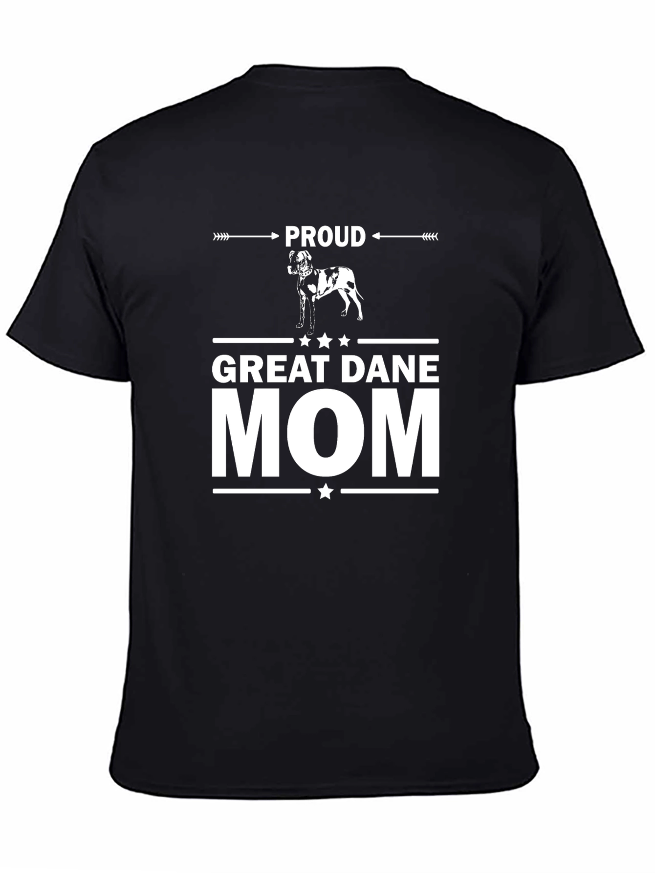 Proud Great Dane Mom Graphic T-Shirt
